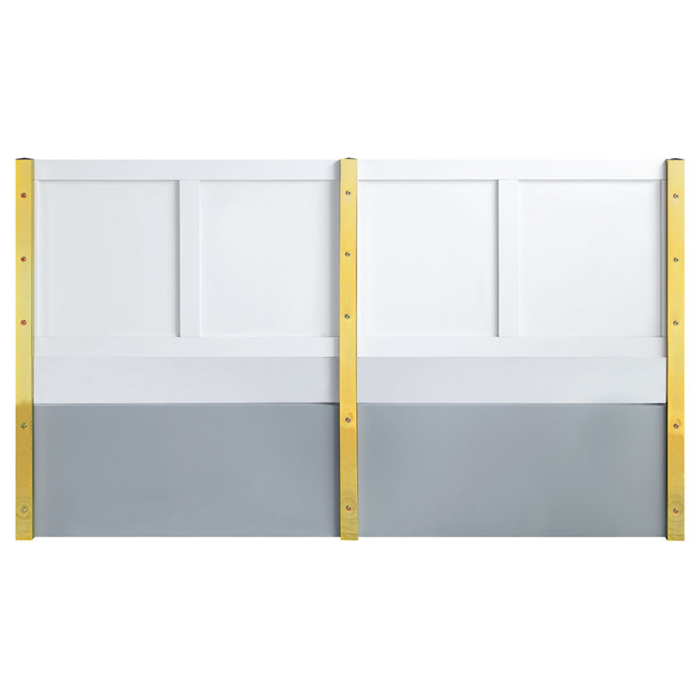 Gaines - Queen Bed - Gray High Gloss, gray, view 4