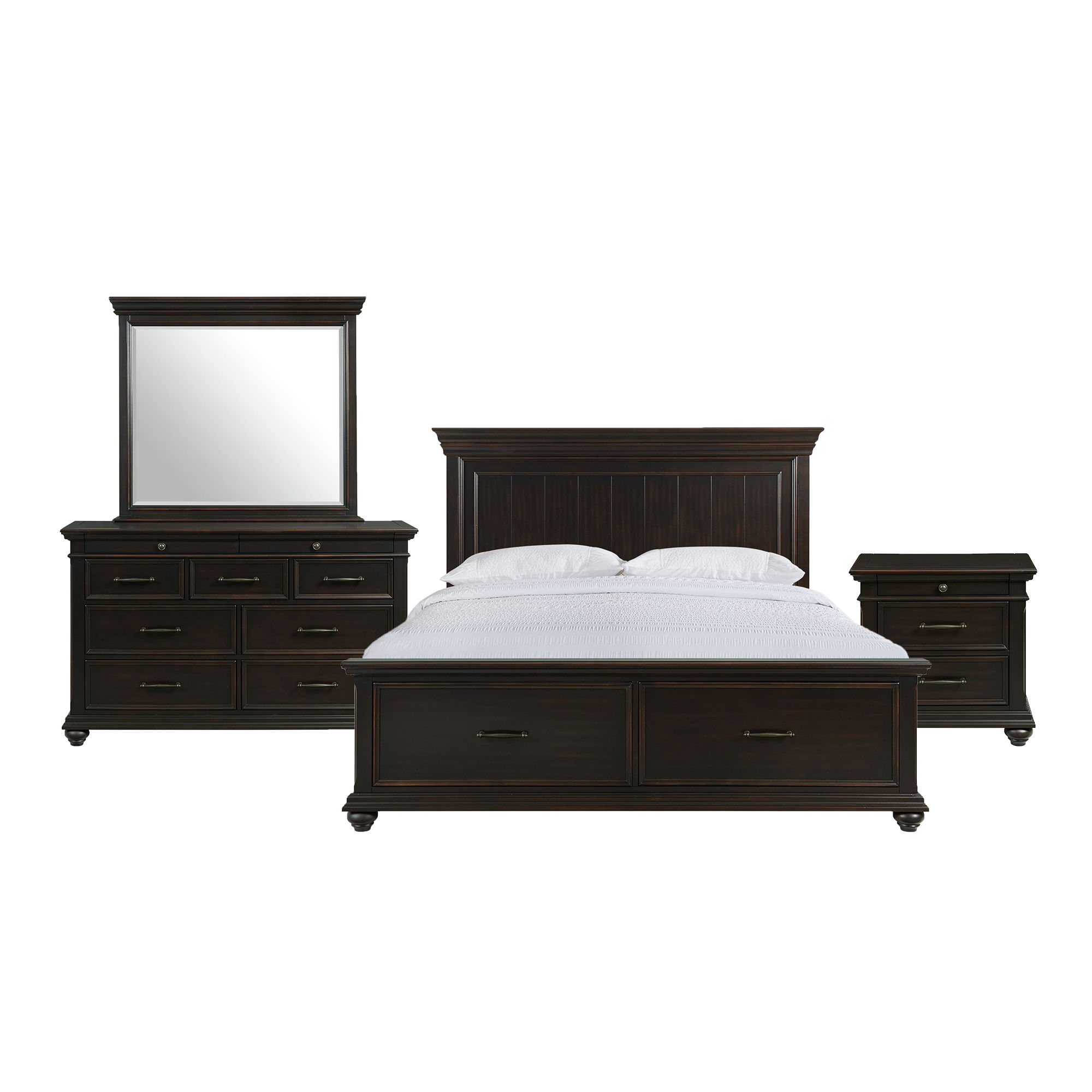 King · 4 Pc · Bedroom Set