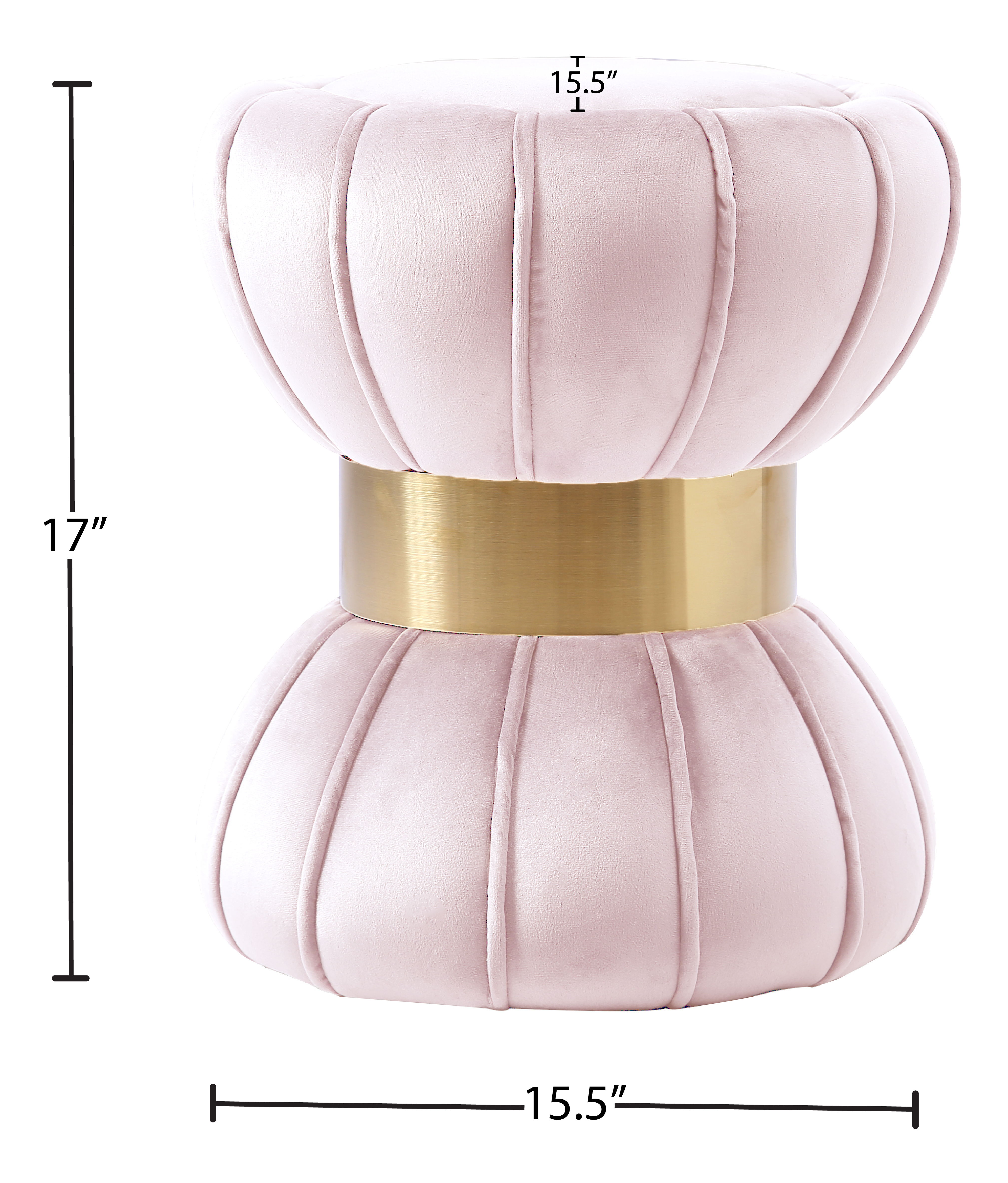 Vino - Ottoman / Stool - Pink