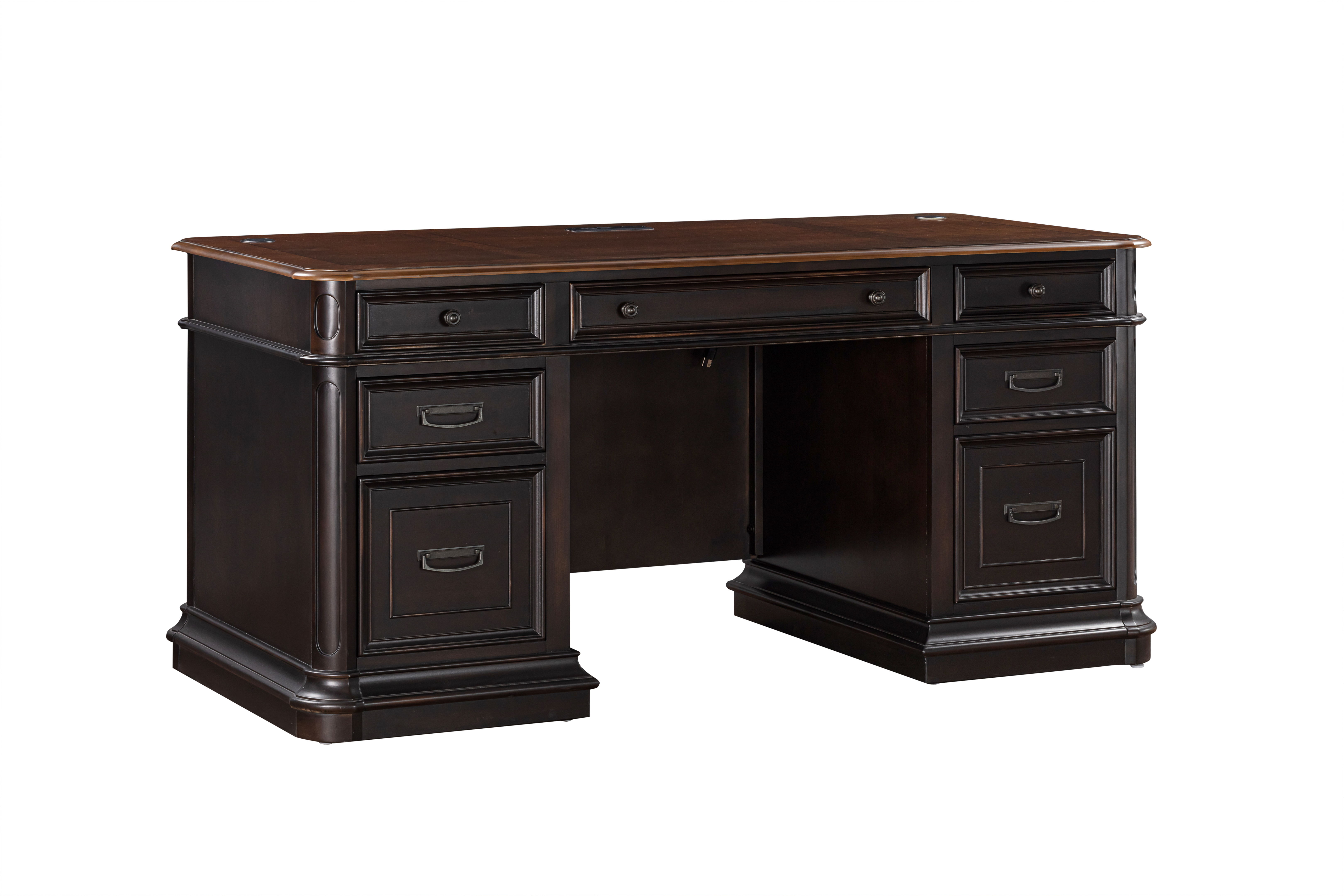 Roanoke Black Executive Desk New Lots Furniture Online Store