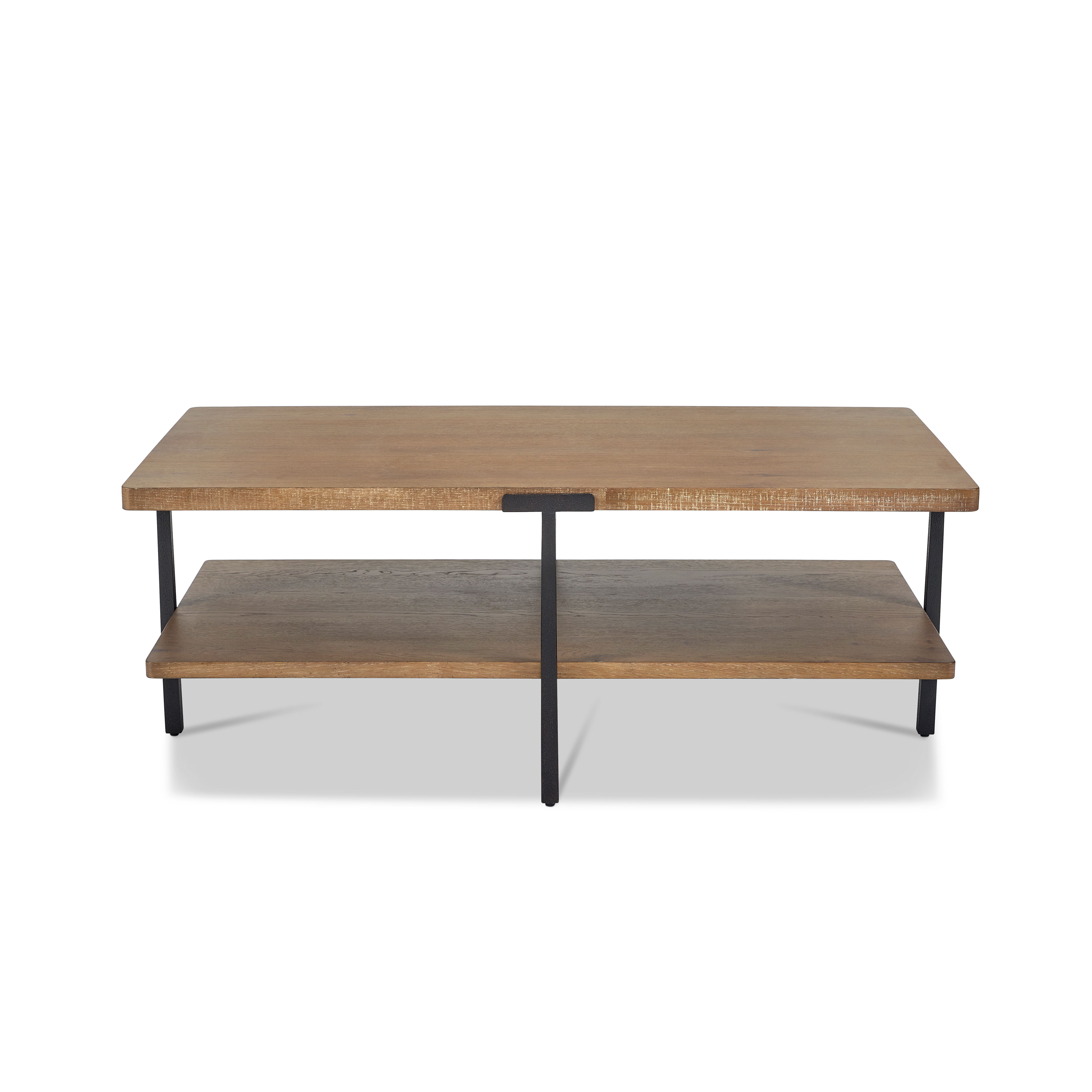Millwork - Rectangular Coffee Table - Light Brown, light brown, view 2