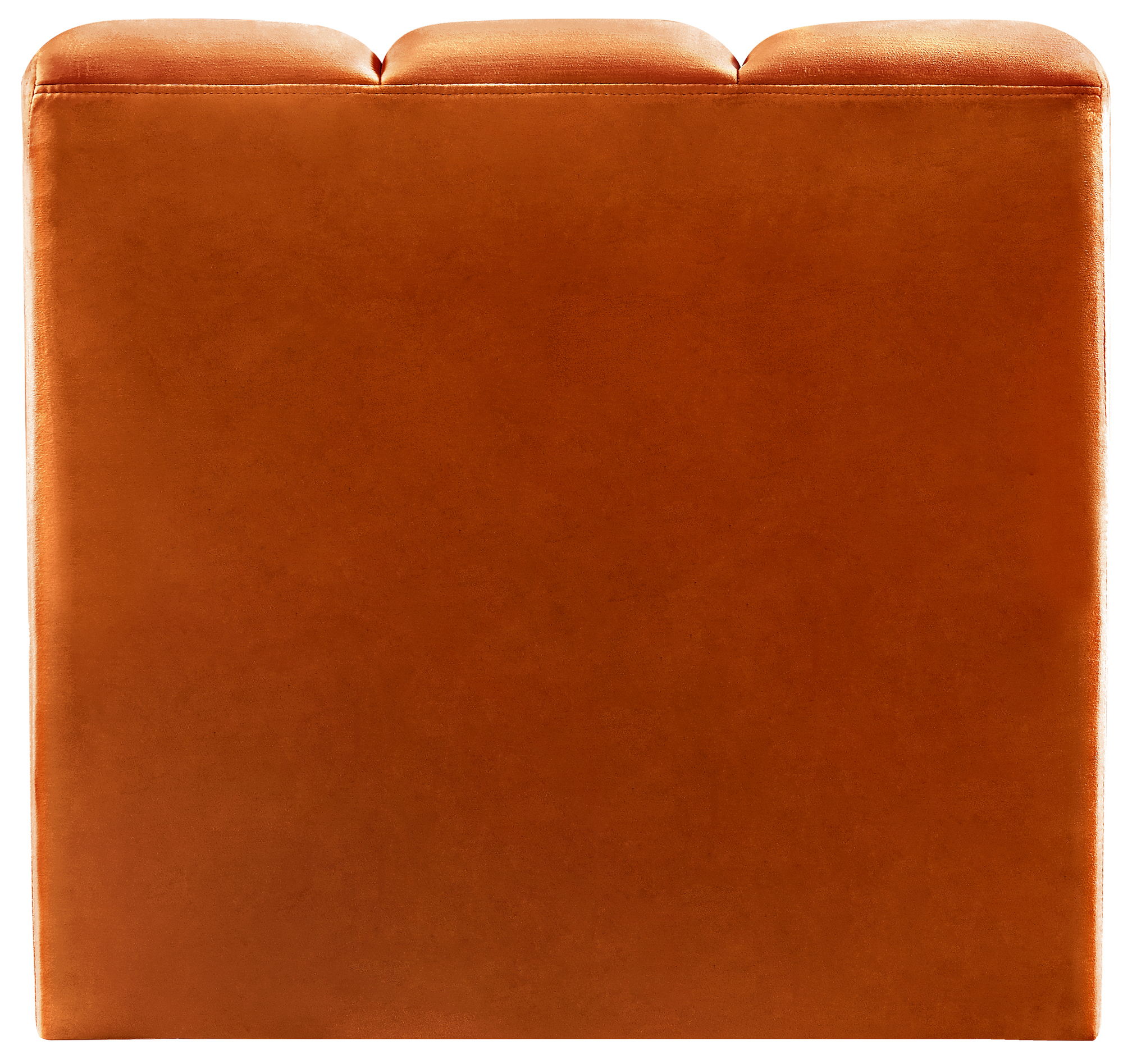 Arc - Velvet Straight Chair - Cognac
