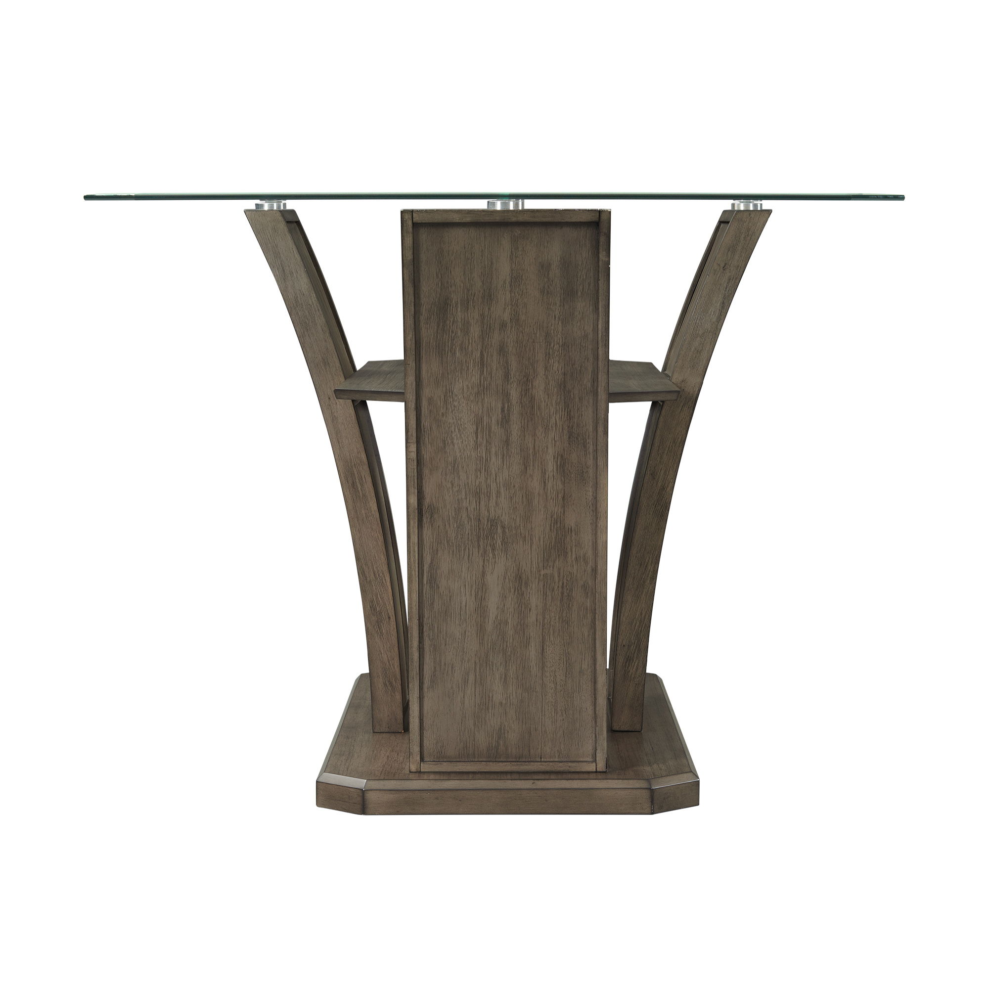 Dapper - Gray Rectangular Counter Table - Gray Finish