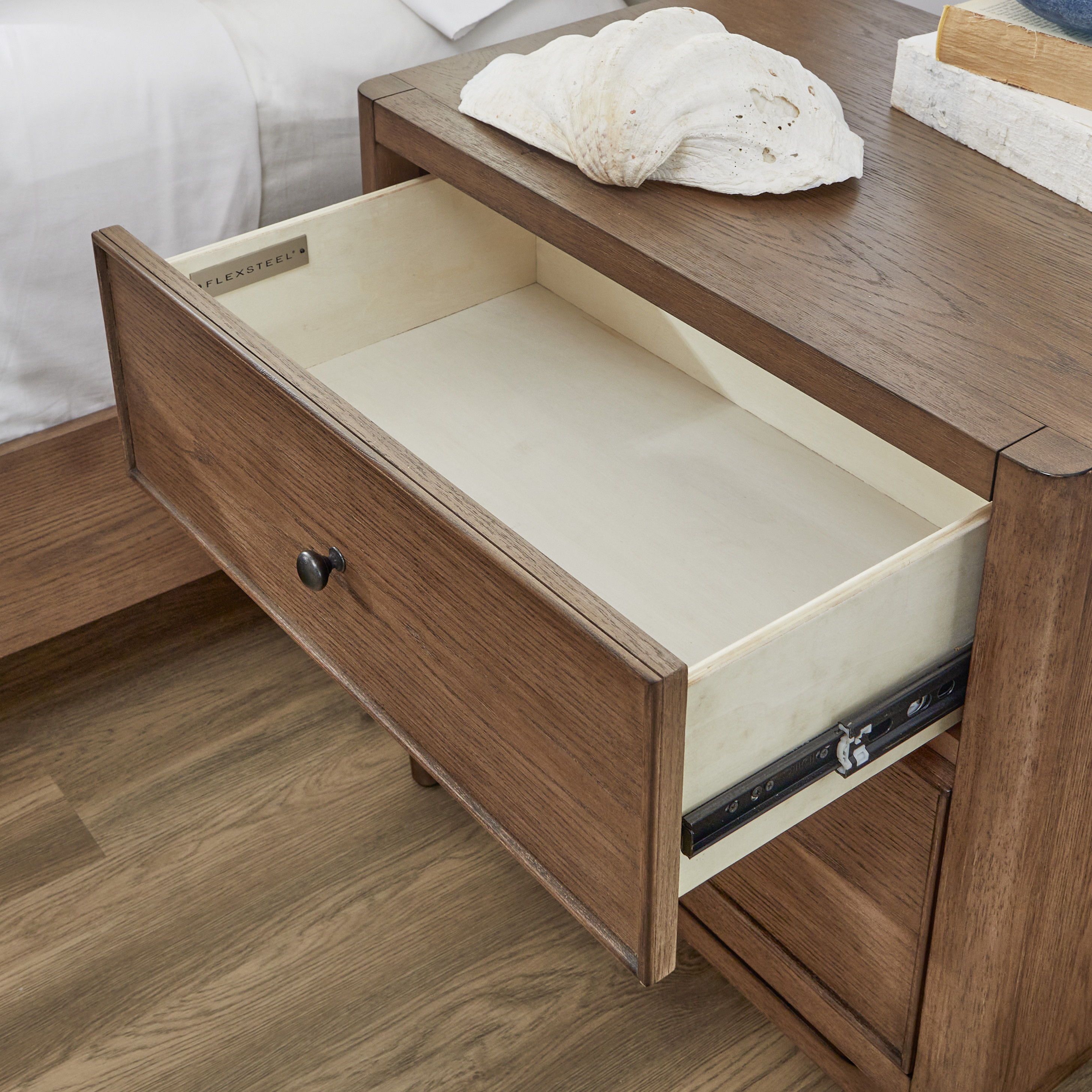 Verona - Nightstand - Dark Brown, light brown, view 7