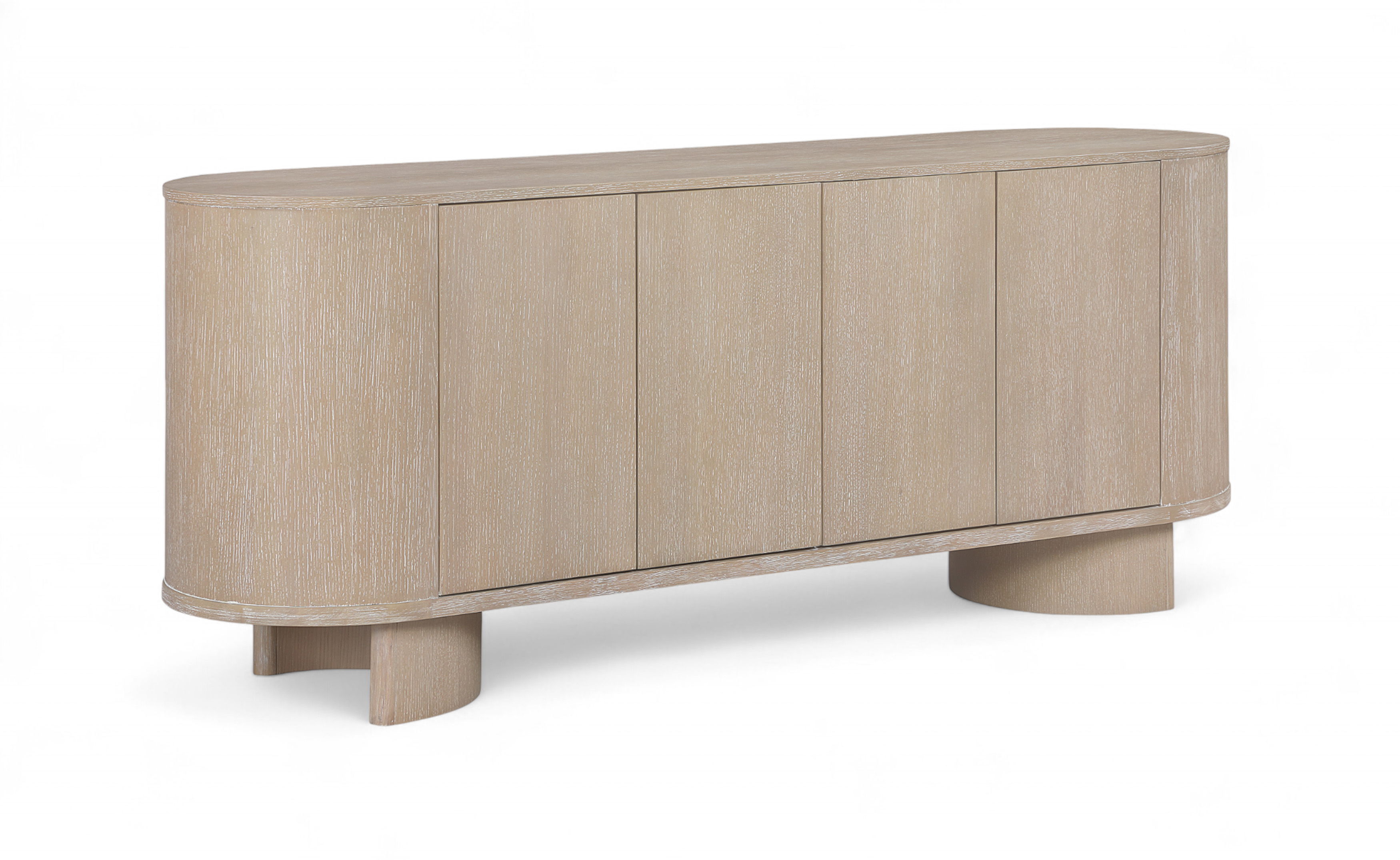 Caldra - Oak Veneer And Solid Wood Sideboard / Buffet - Natural