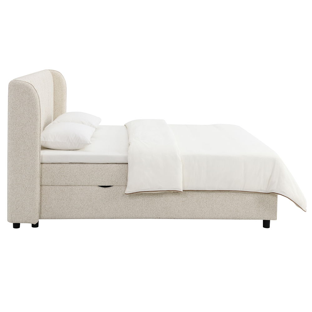 Adonia - Queen Bed With Storage - Beige, beige, view 4