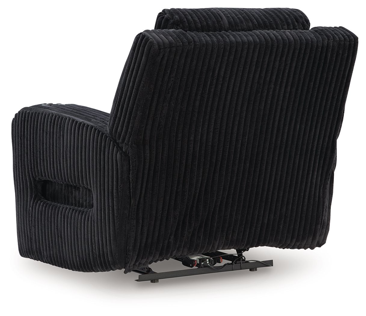 Ashley Furniture Forest Lake - Power Recliner With Adj Headrest - Black - Image 6