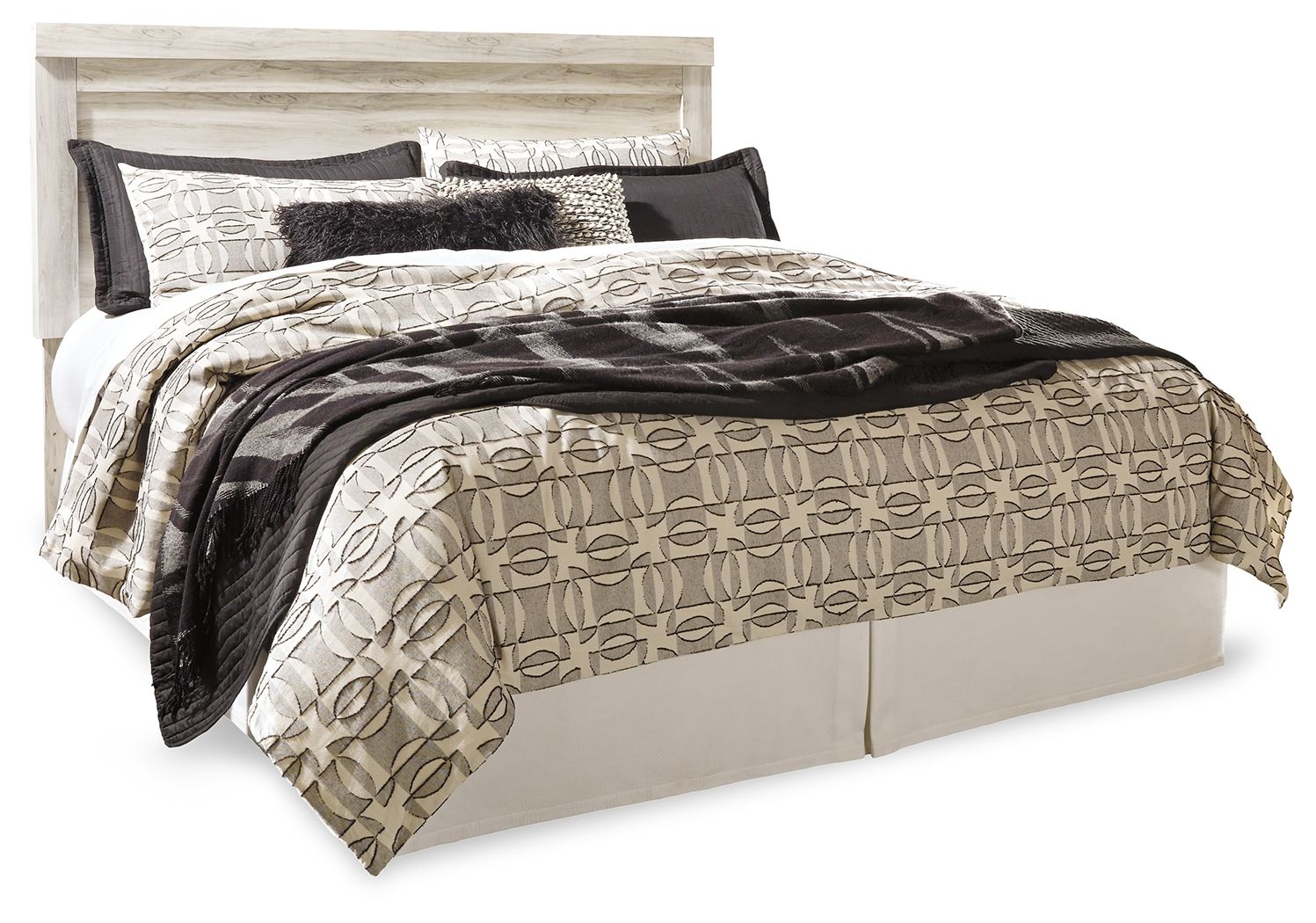 Bellaby – King Panel Headboard – Whitewash