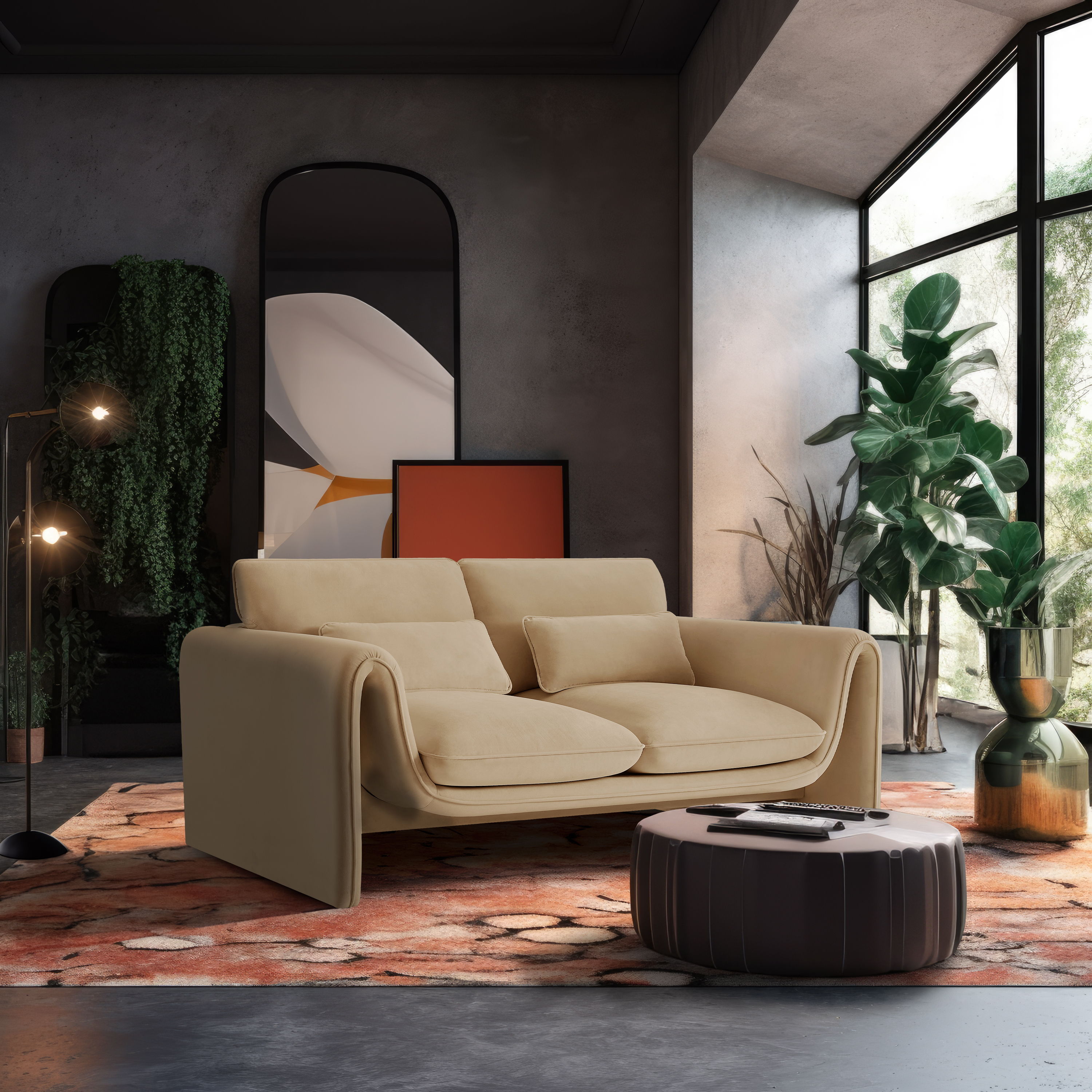 Sloan - Loveseat - Camel