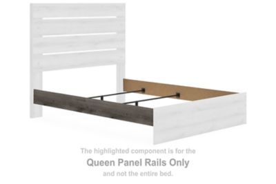 Graystorm – Queen Panel Rails – Brown Gray