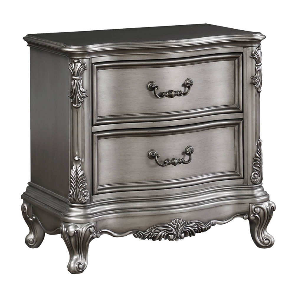 Ariadne - Nightstand - Antique Platinum, silver, view 2