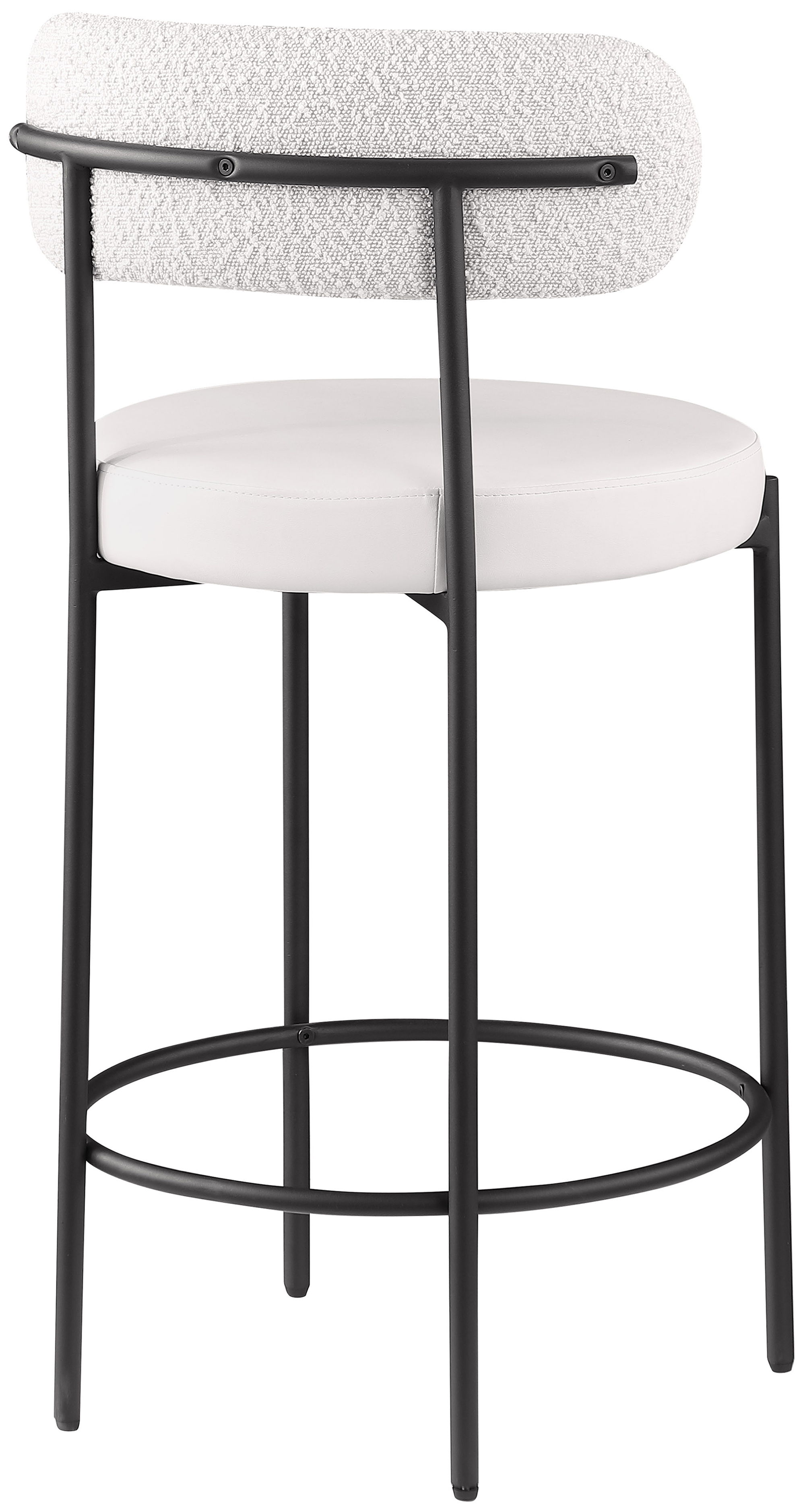 Beacon - Faux Leather Stool (Set of 2) - Cream