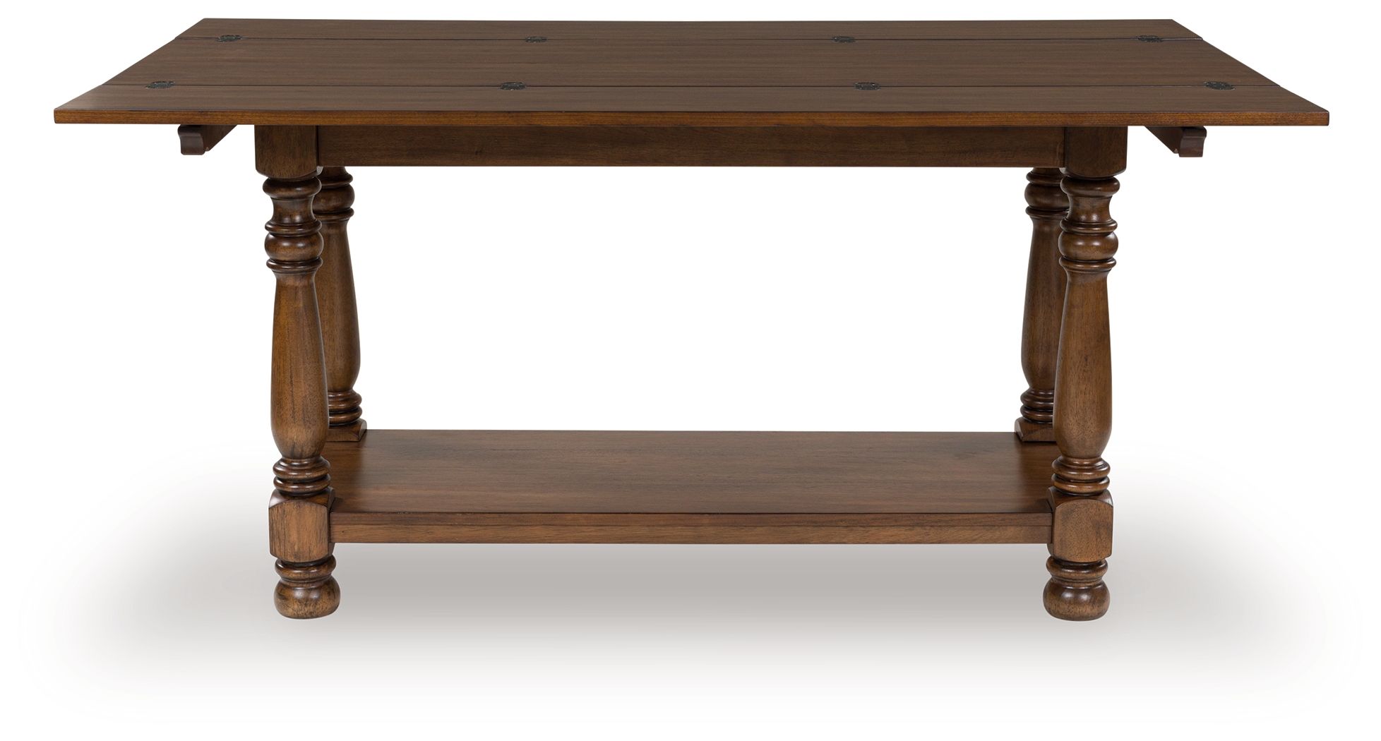 Ashley Furniture Sturlayne - Flip Top Sofa Table - Brown - Image 4