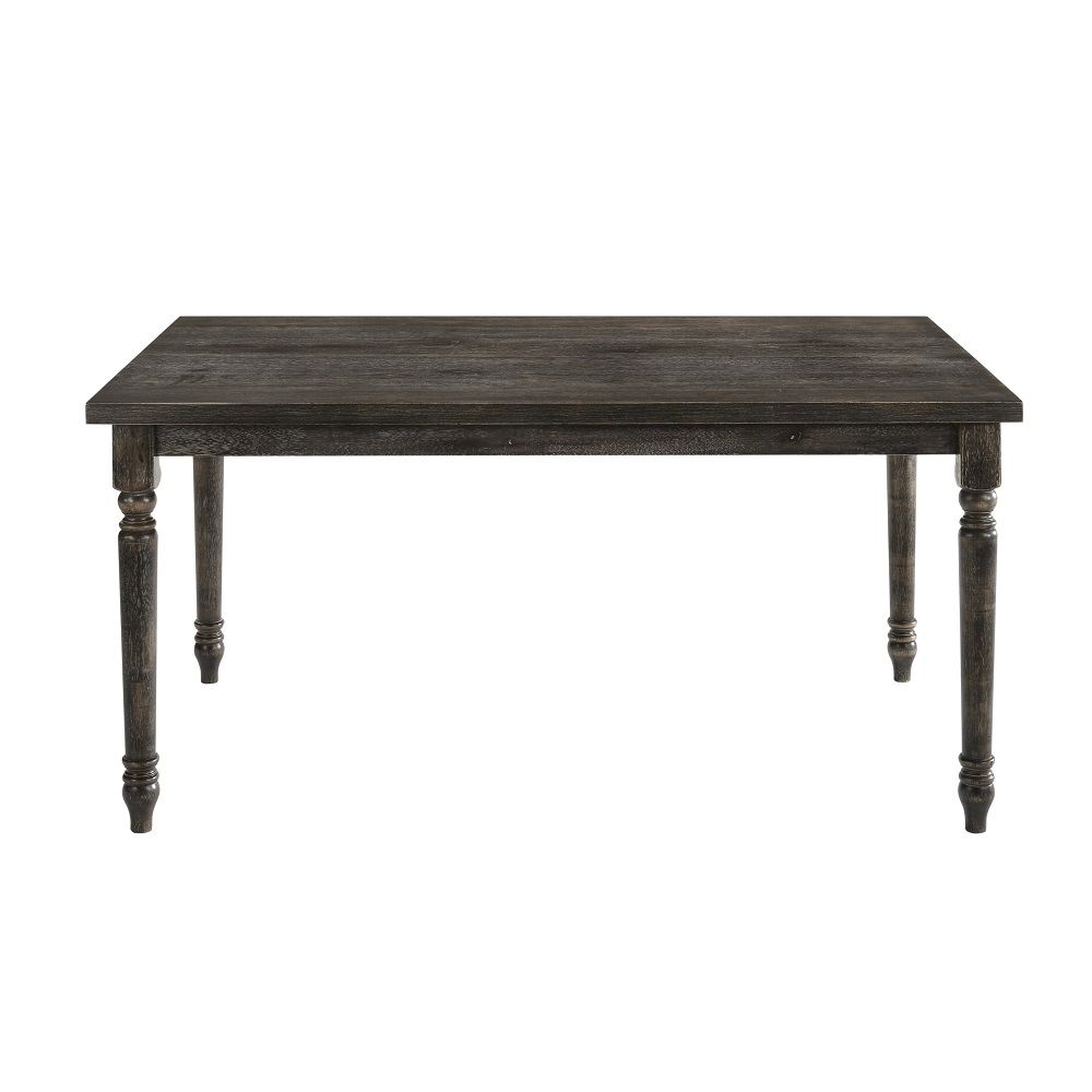 Claudia II - Dining Table - Weathered Gray, dark gray, view 7