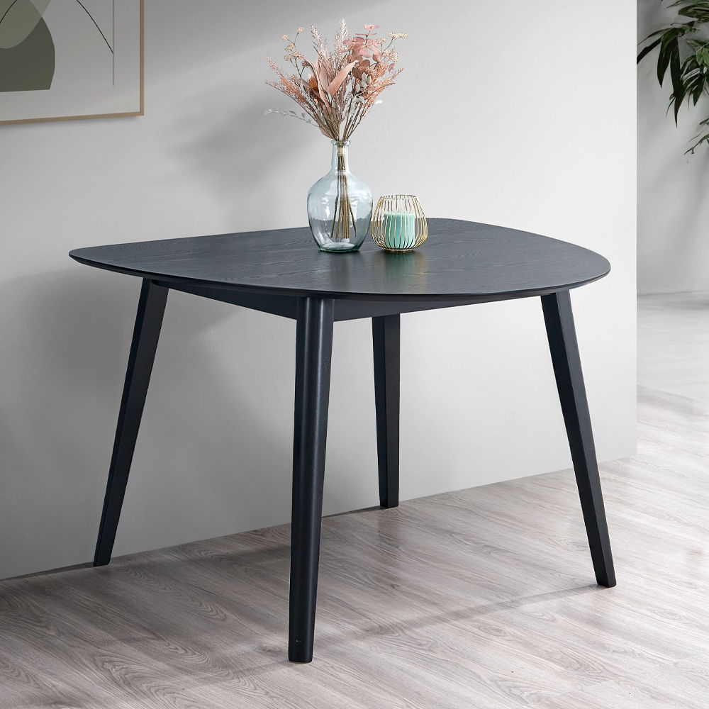 Real - Dining Table - Black, black