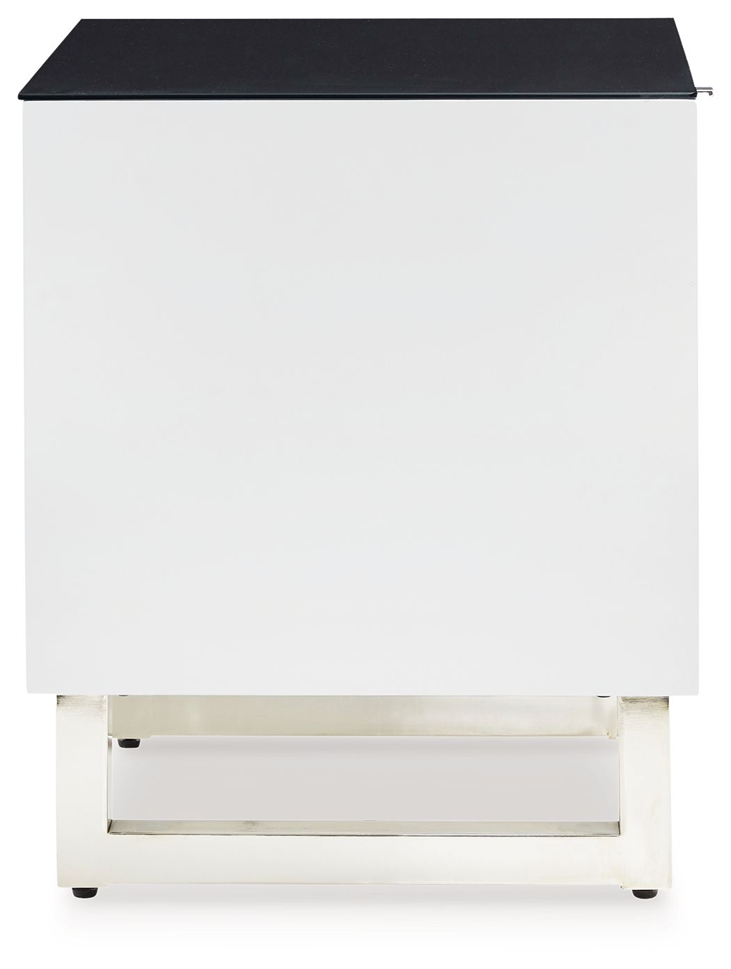 Ashley Furniture Gardoni - Rectangular End Table - White / Black - Image 5