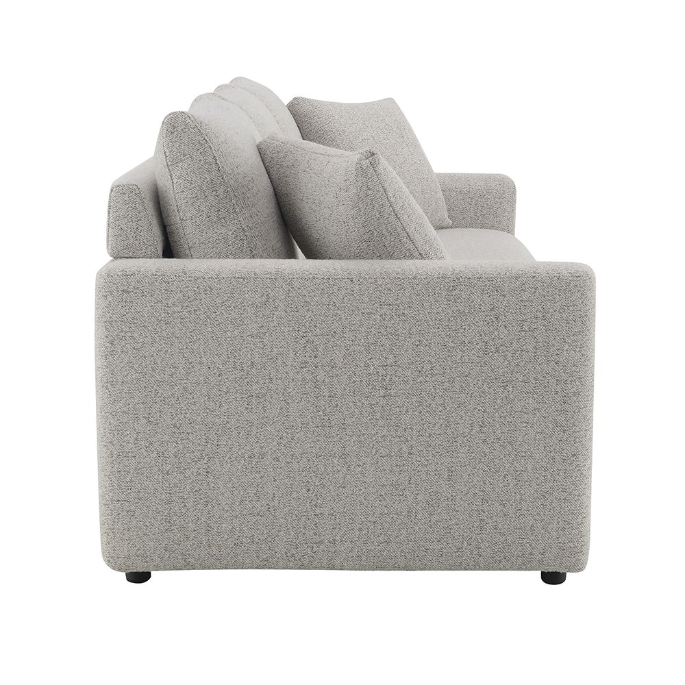 Connie - Sofa With Sleeper - Gray Boucle, beige, view 3