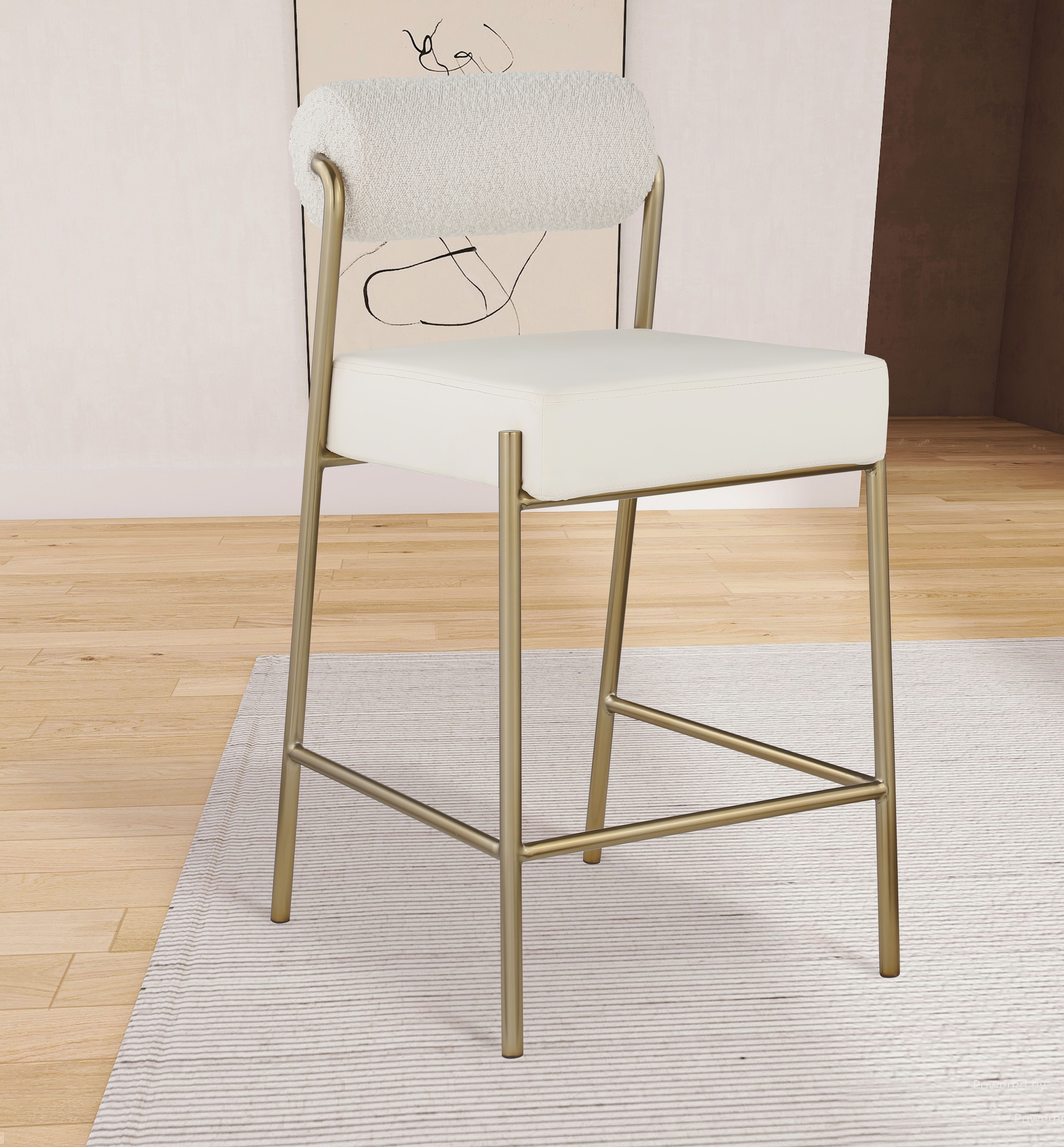 Carly - Counter Stool - Cream