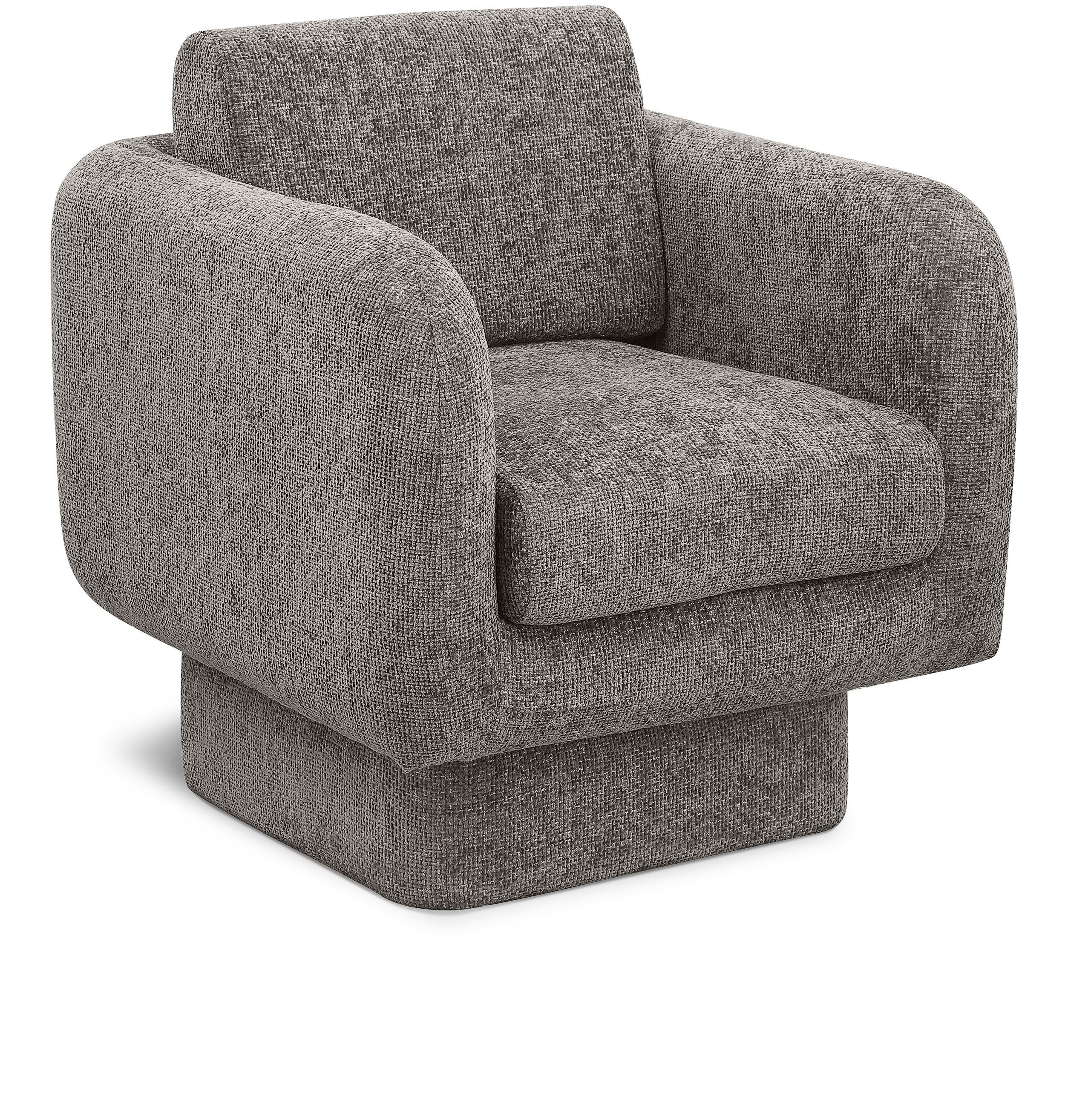Alessandra - Swivel Accent Chair - Gray