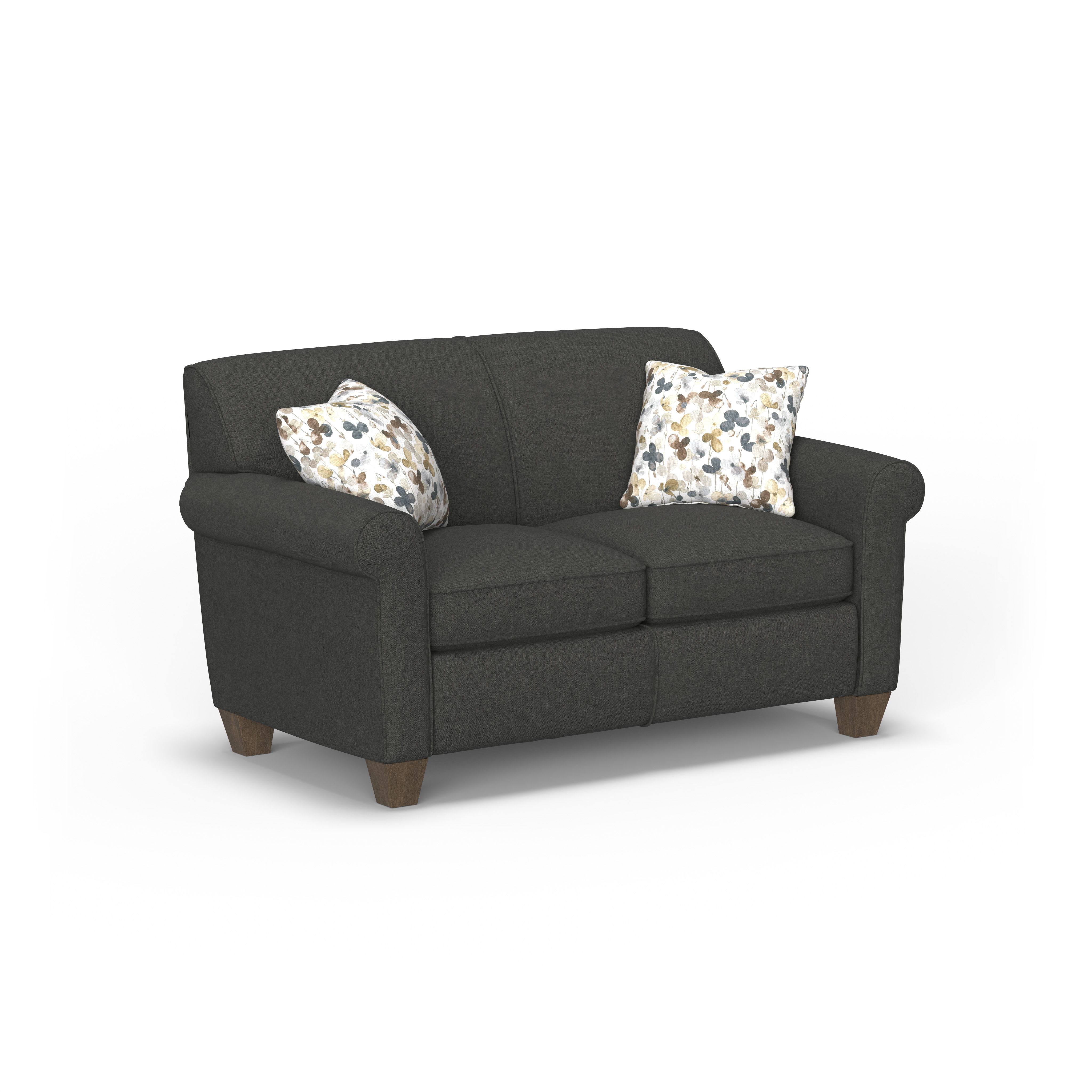 Dana - Fabric Loveseat, blue, view 2