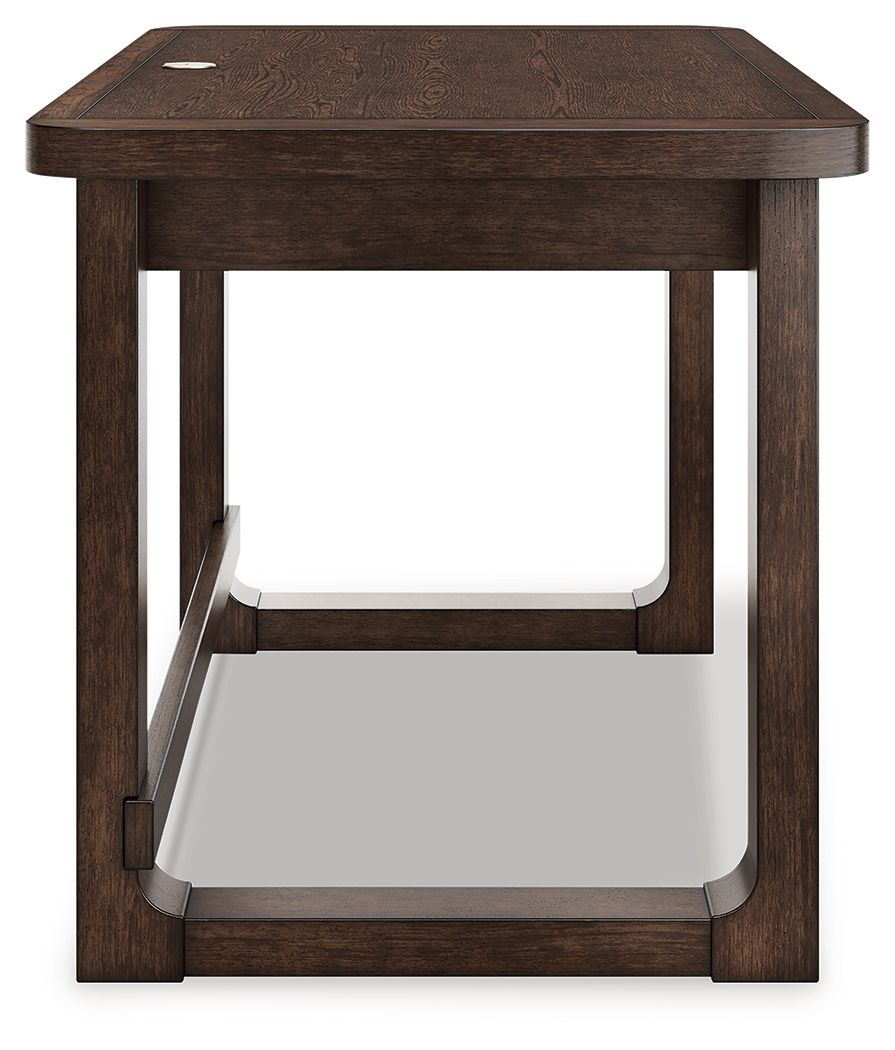 Ashley Furniture Breckington - Home Office Desk - Dark Brown - Image 6