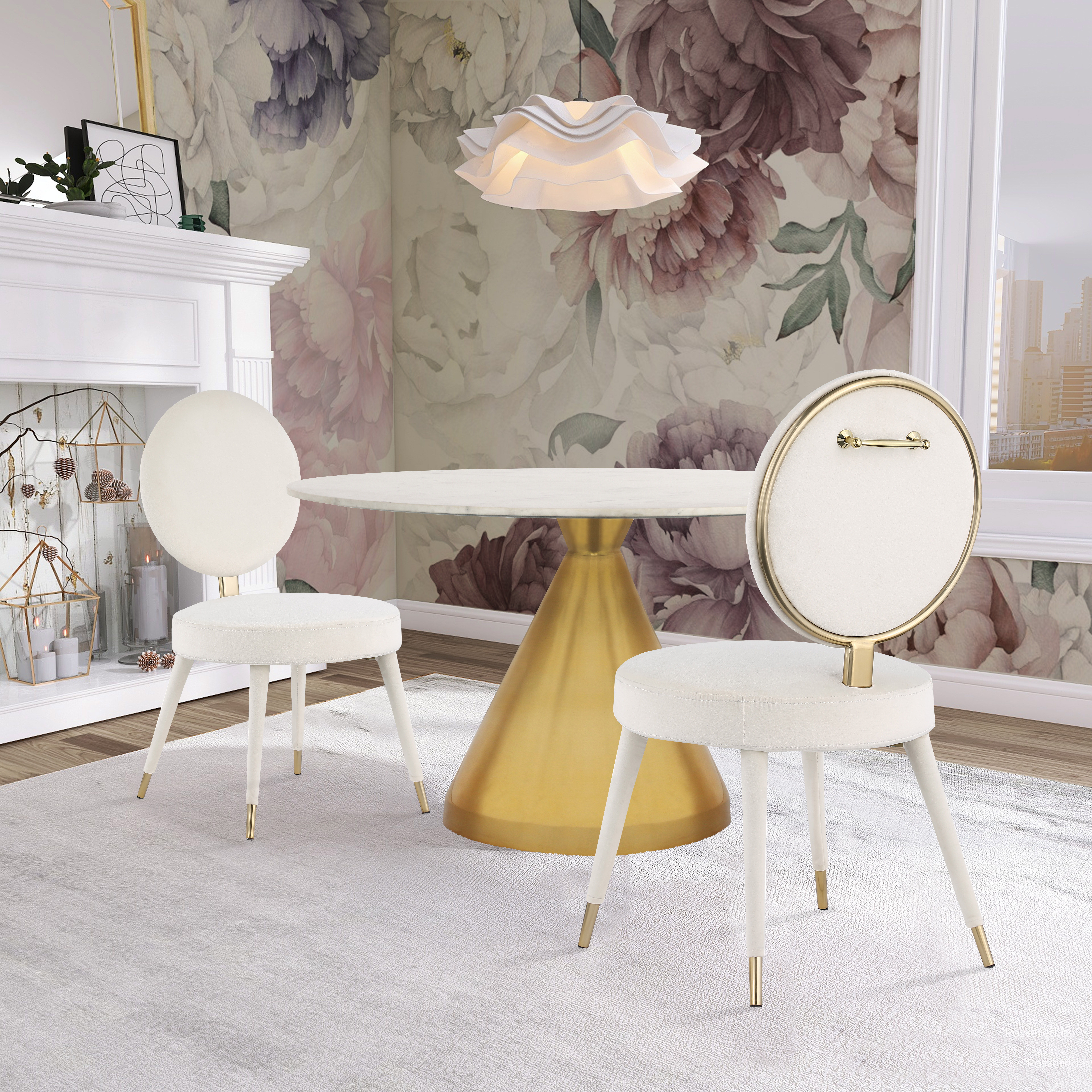 Brandy - Dining Chair (Set of 2) - Cream