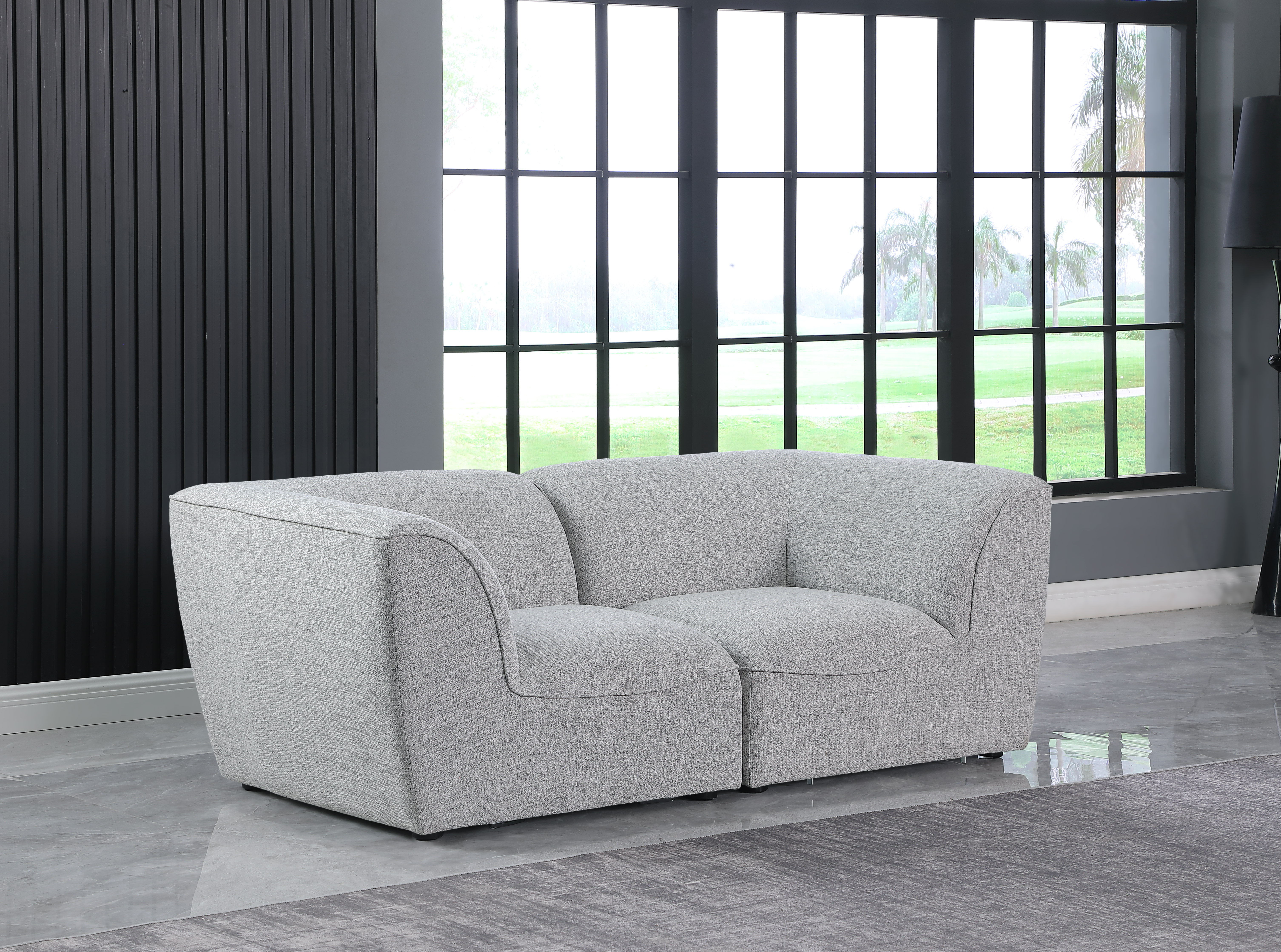 Miramar - 2 Piece Modular Sofa - Gray