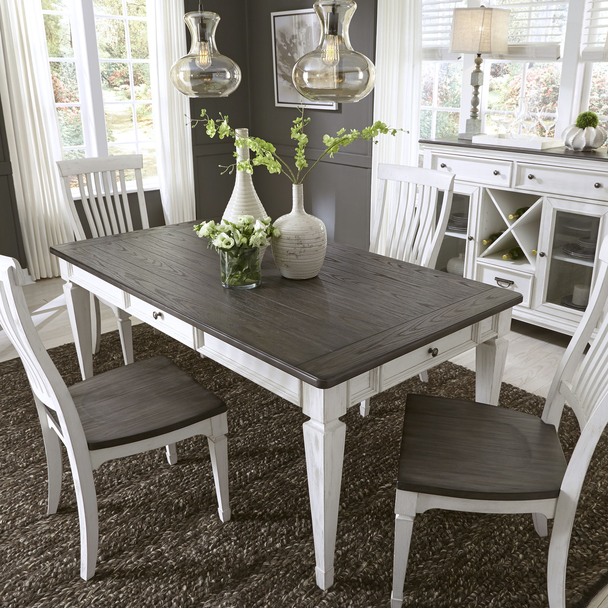 Liberty Furniture Allyson Park - Rectangular Leg Table - White