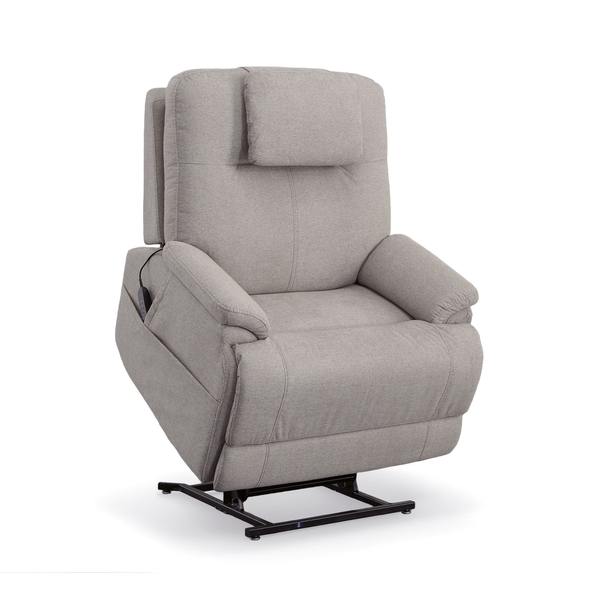 Zecliner Model 1 - Power Lift Sleep Chair - Dove, light gray