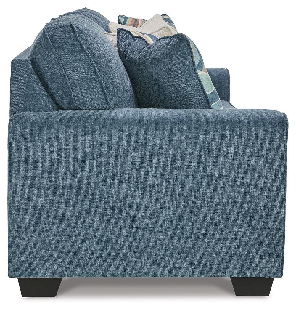 Ashley Furniture Cashton - Queen Sofa Sleeper - Blue - Image 4