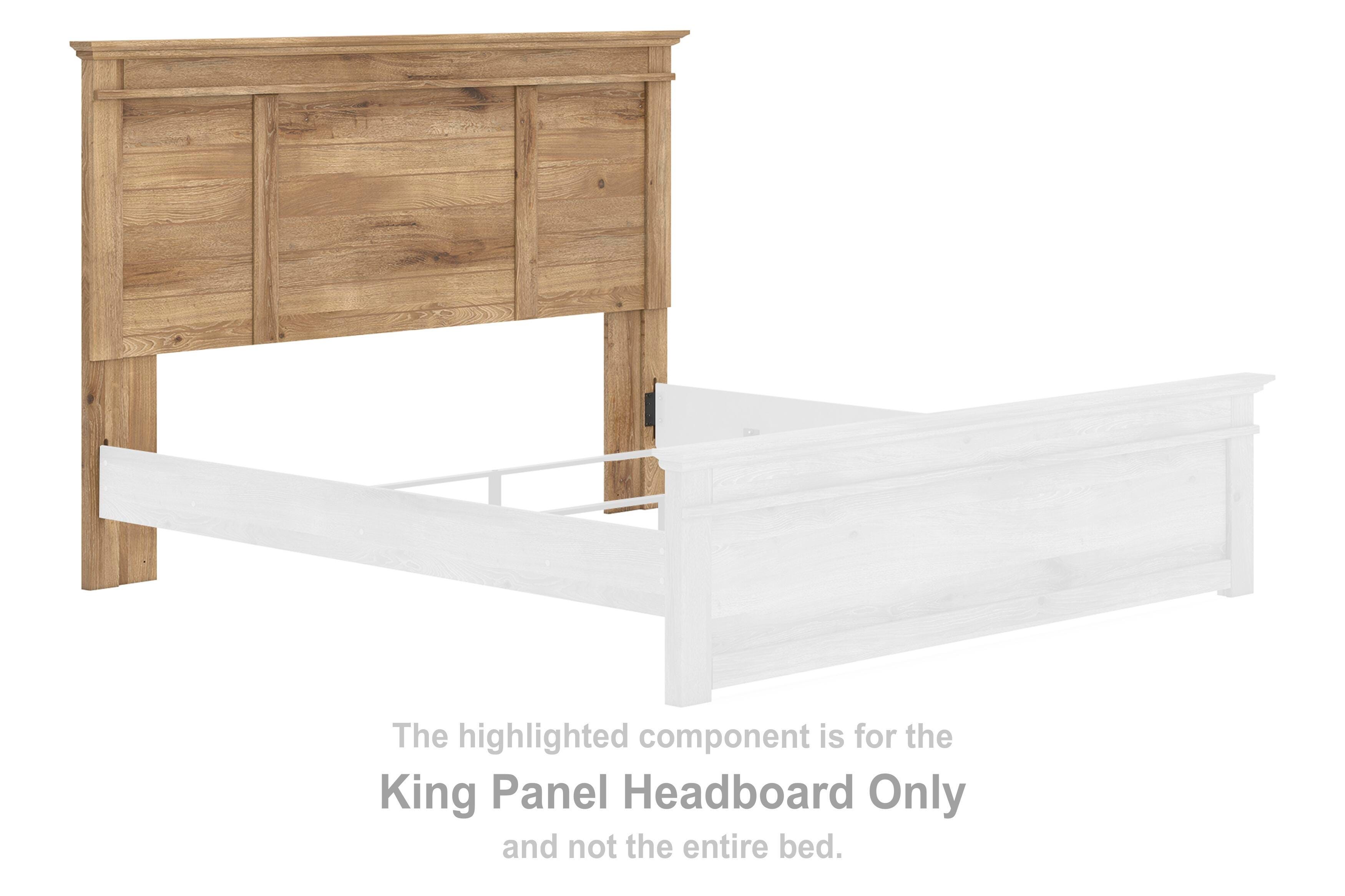 Makidern – King Panel Headboard – Tan