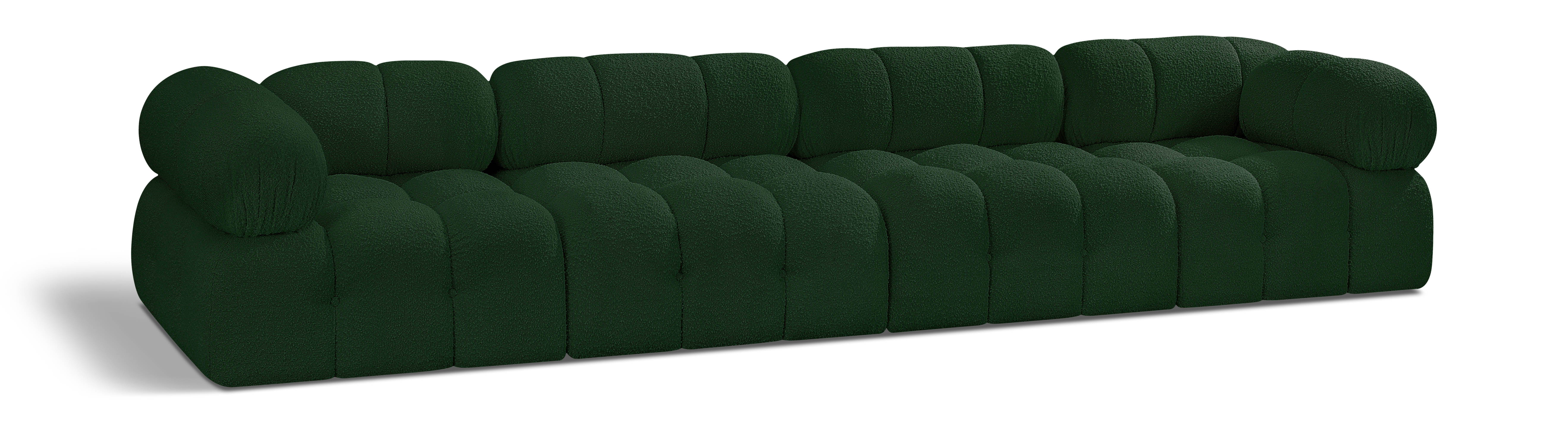 Ames - 4 Seat Modular Sofa - Green
