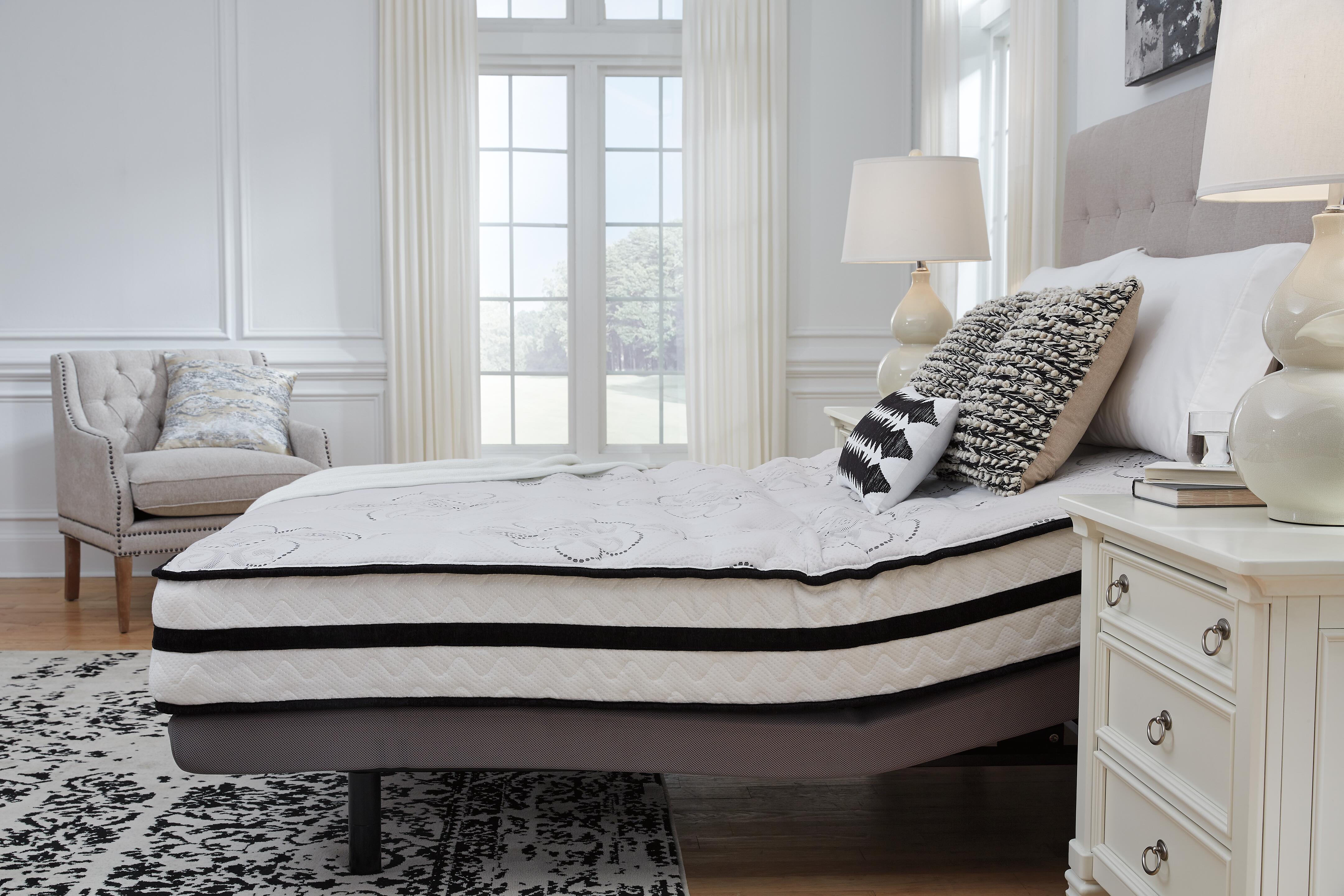 Ashley Furniture Chime 10 Inch Hybrid - 10" King Mattress - White - Image 14