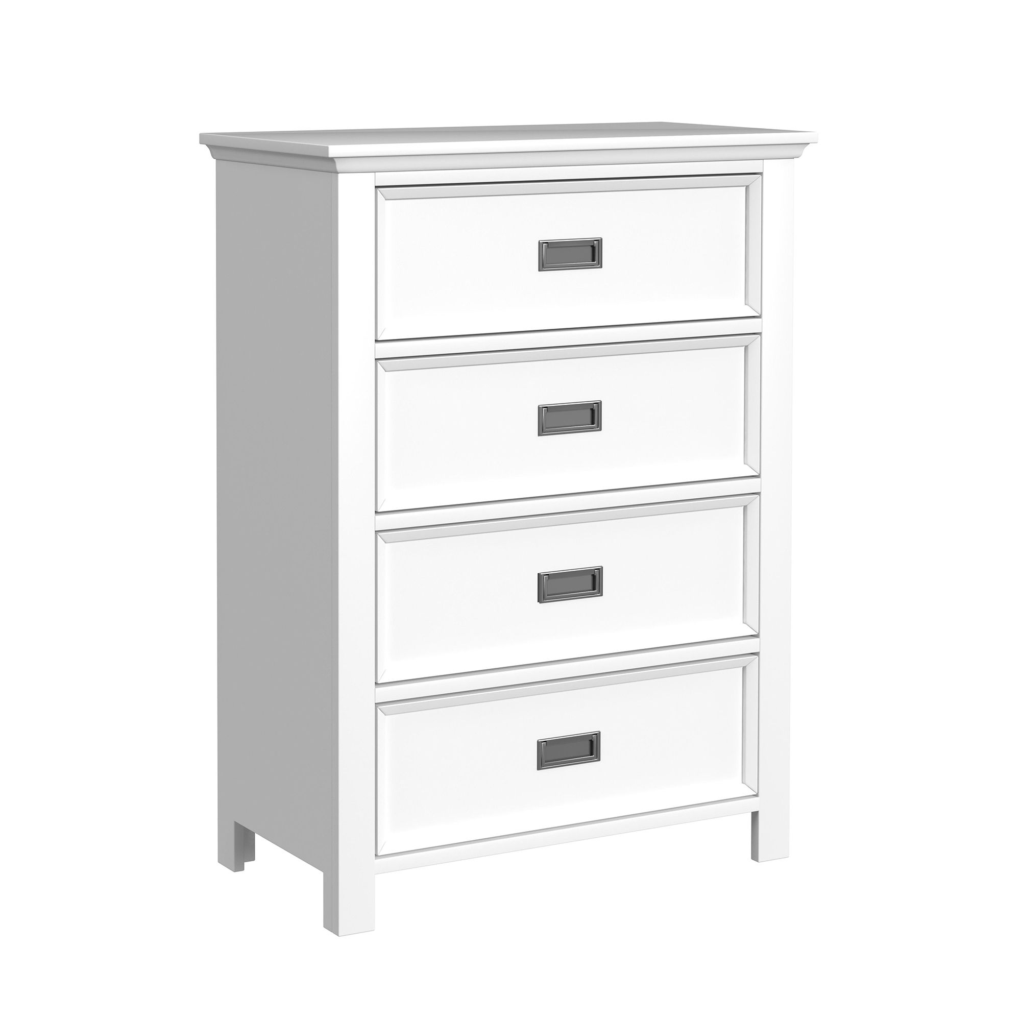 Hampton Kids - Twin Over Full Bunk With Ladder And Trundle 3 Piece Bedroom Set - White