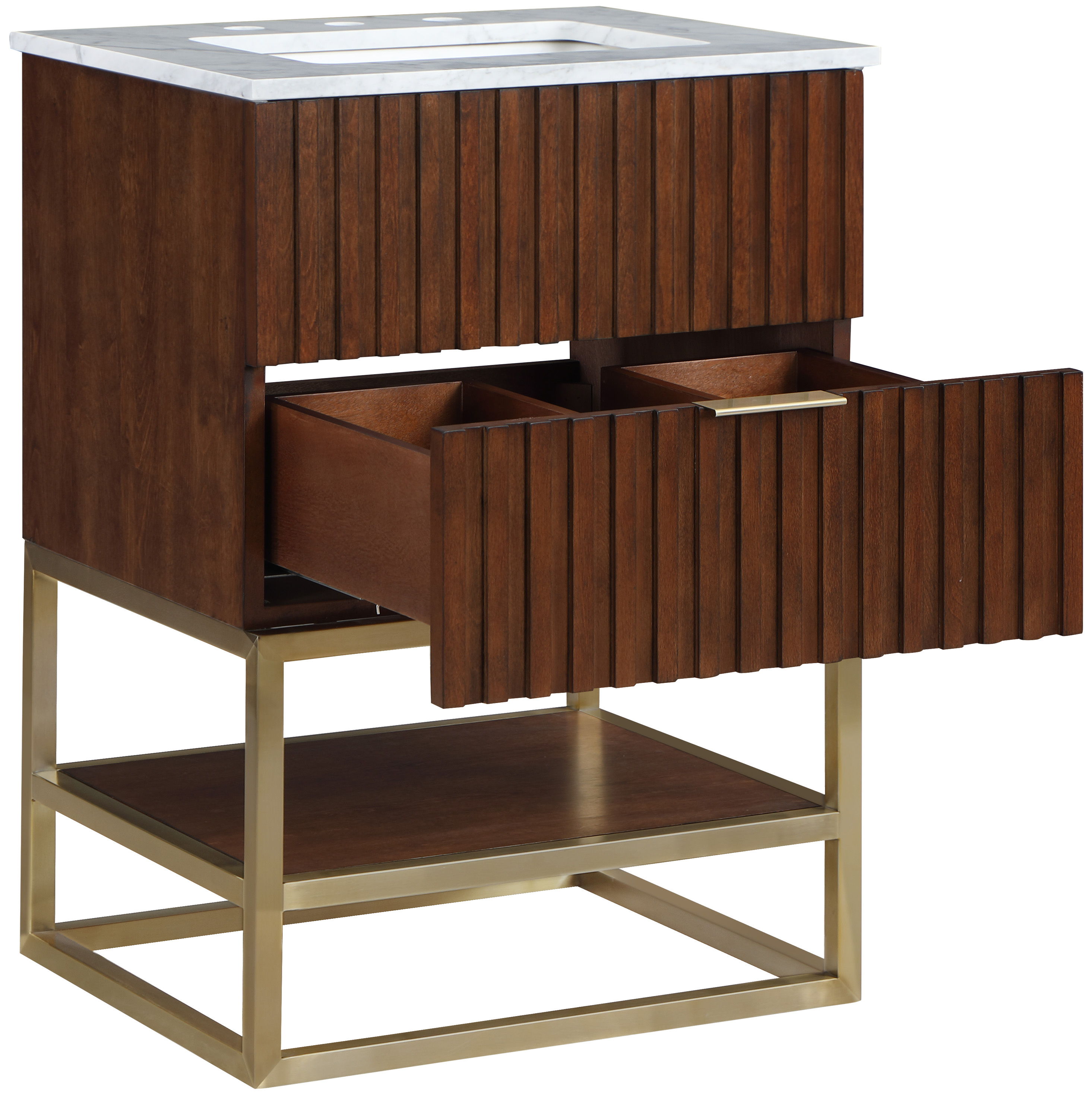 Monad - 24" Bathroom Vanity - Walnut