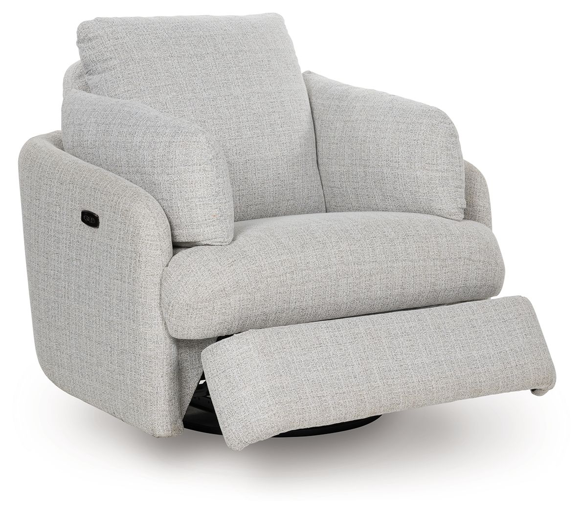 Ashley Furniture Alainmont Next-Gen Nuvella - Swivel Power Recliner - Stone - Image 4