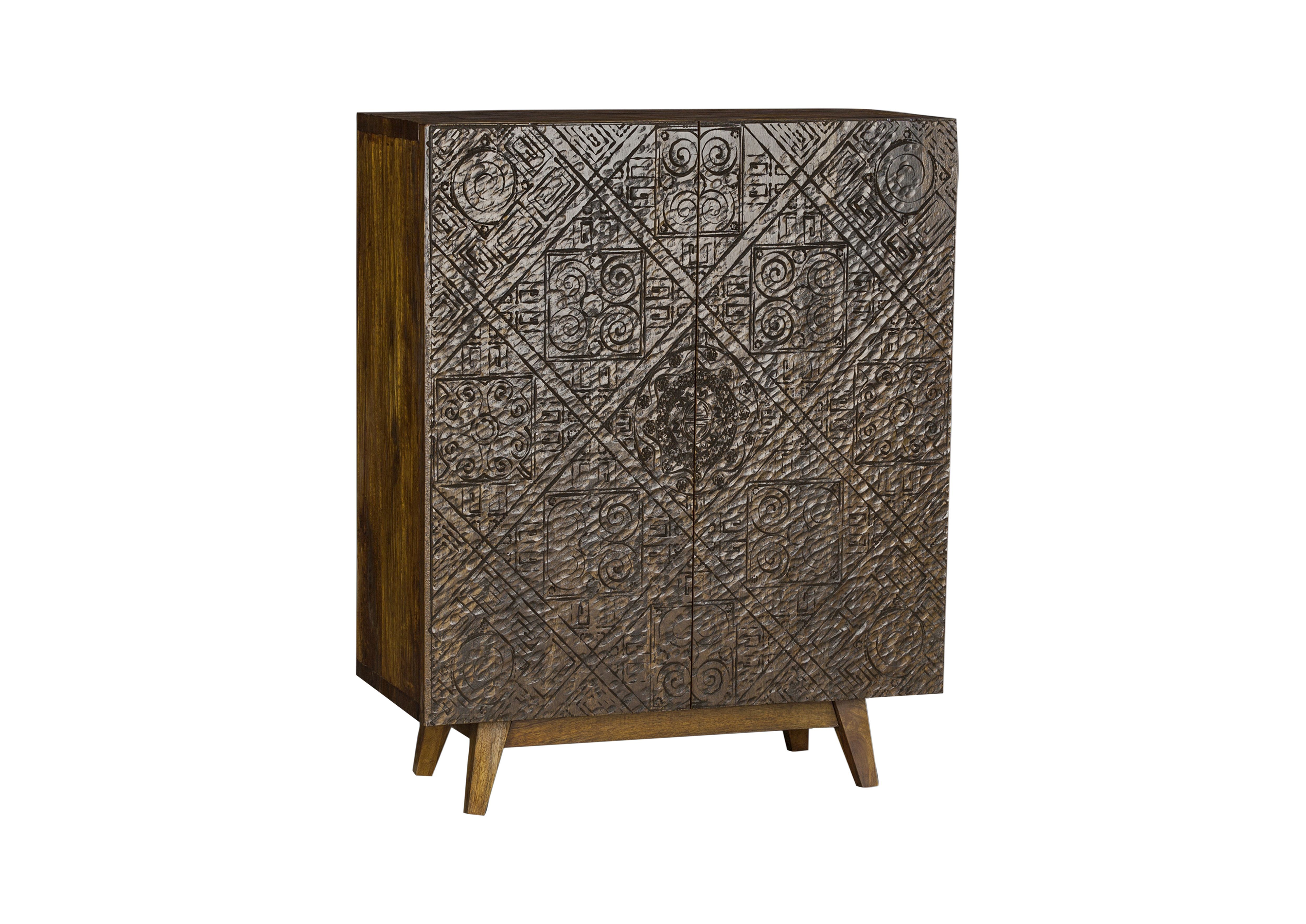 Calvary - Console Table - Gray Stone & Walnut, dark gray, view 5