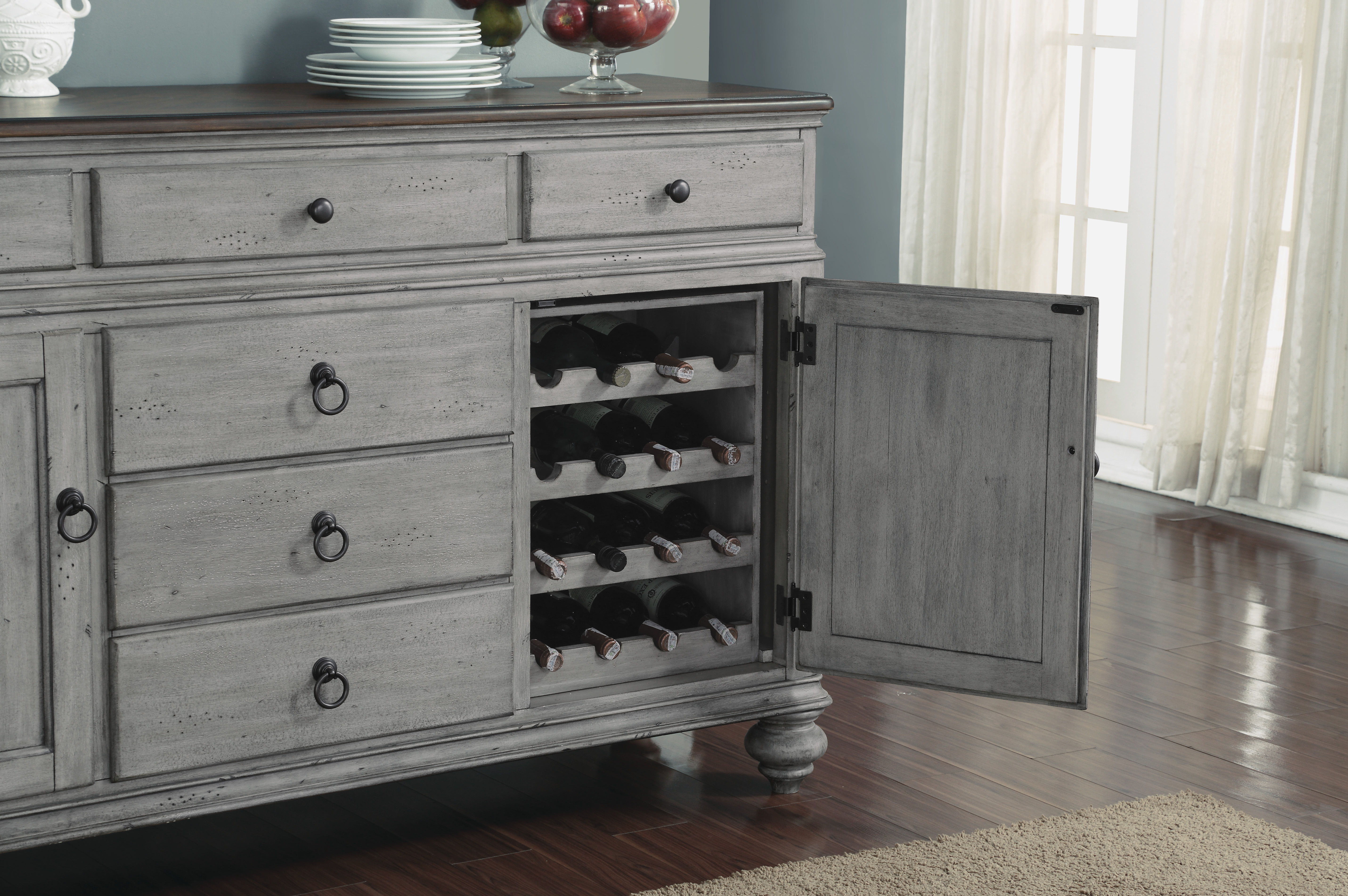 Plymouth - Buffet - Gray, gray, view 7