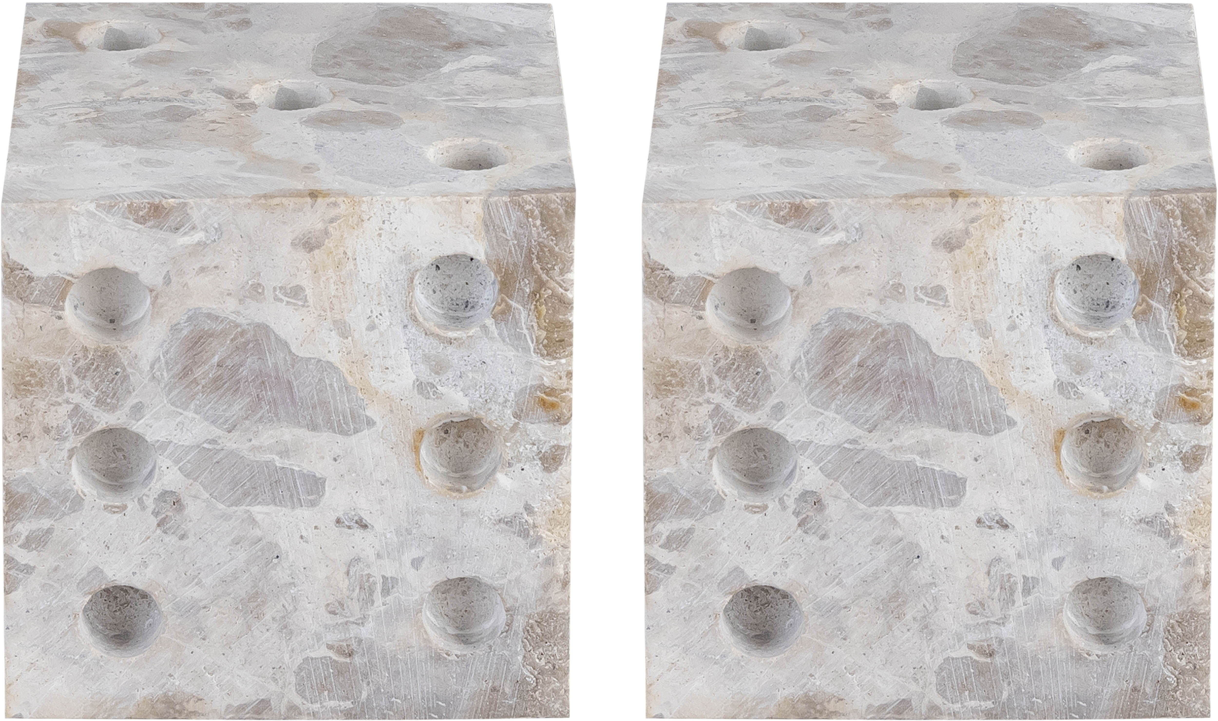 Dice - Marble Decorative - Beige