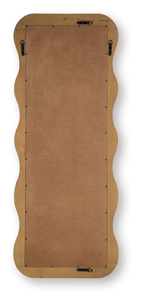 Ellisonville - Floor Mirror - Brown, light brown, view 5