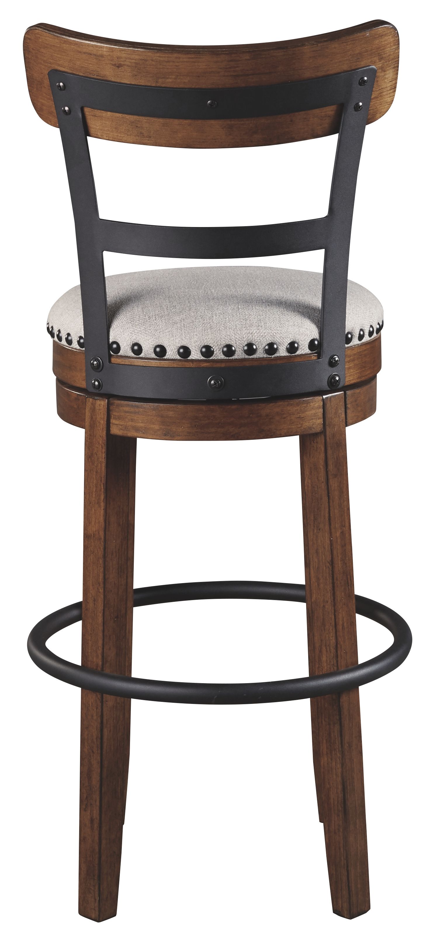 Ashley Furniture Valebeck - Tall UPH Swivel Barstool - Brown - Image 5
