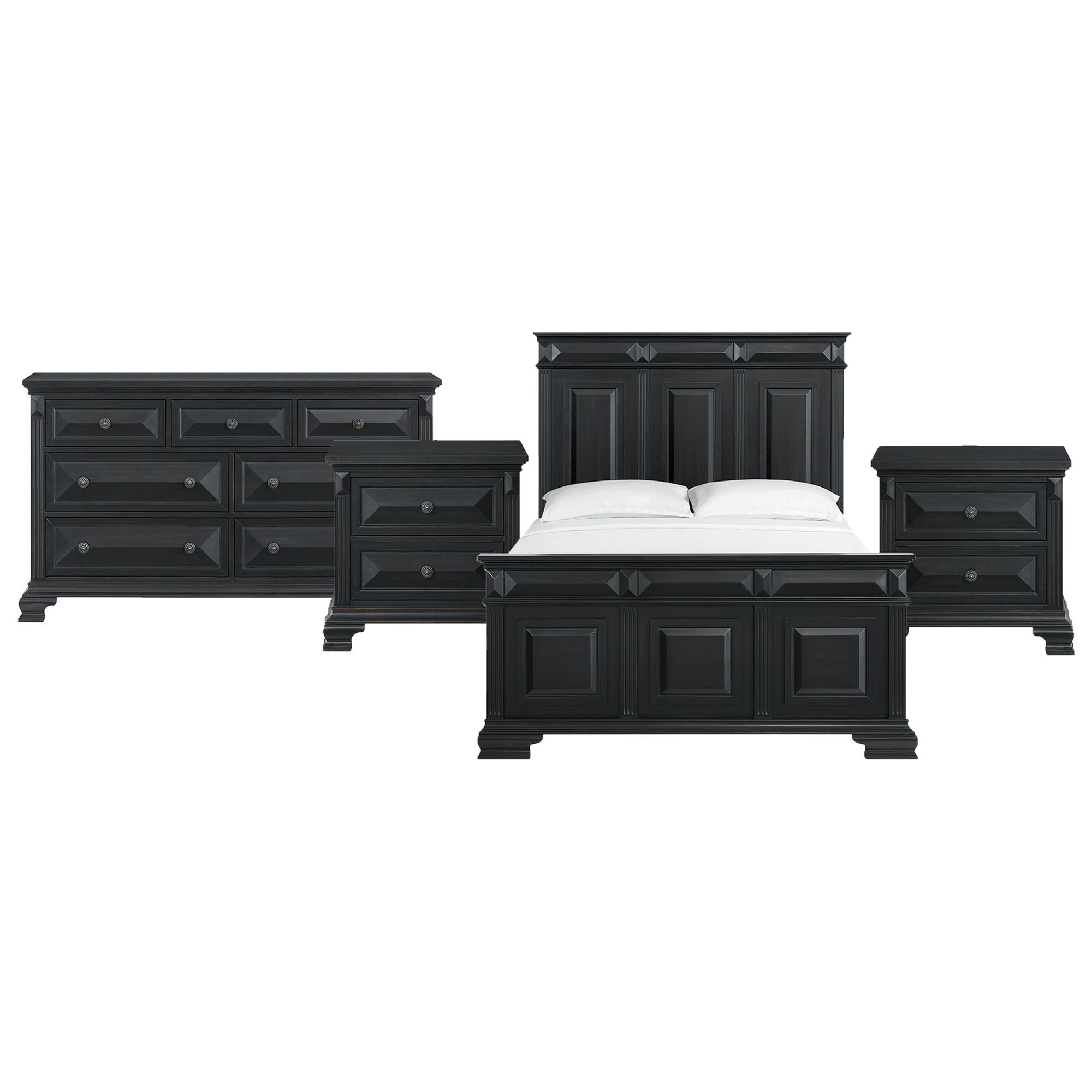 Queen · 4 Pc · Bedroom Set