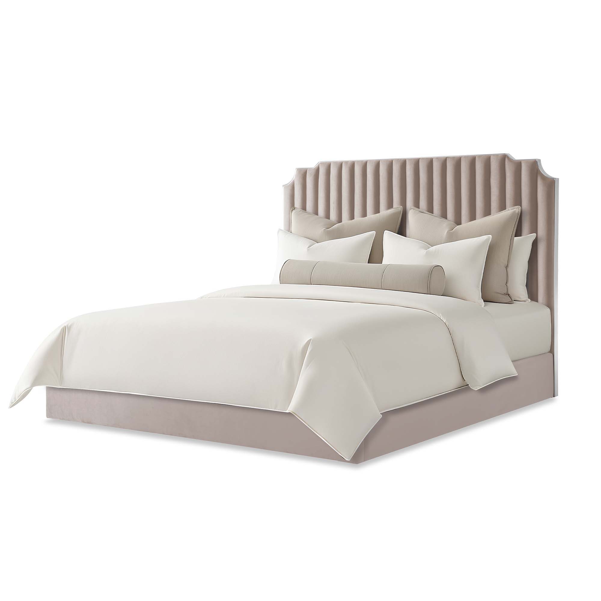 Amaryllis - King Lift Up Storage Bed - Taupe Image