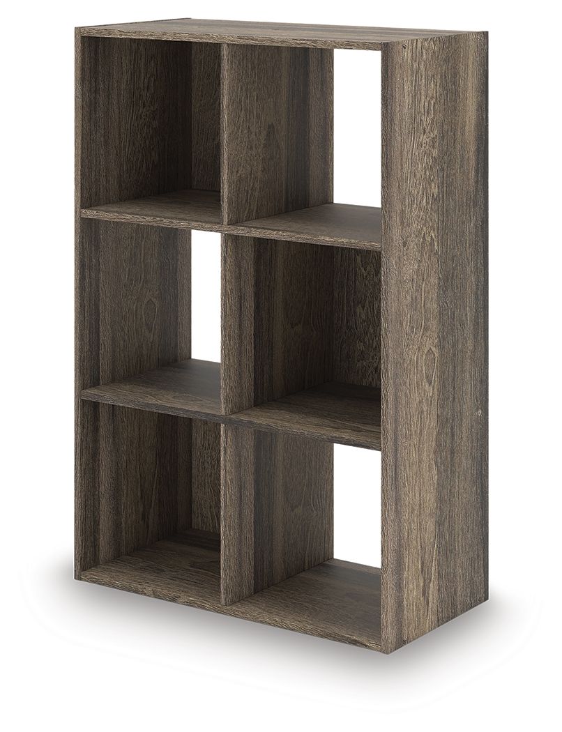 Ashley Furniture Shallifer - Six Cube Organizer - Brown - Image 3