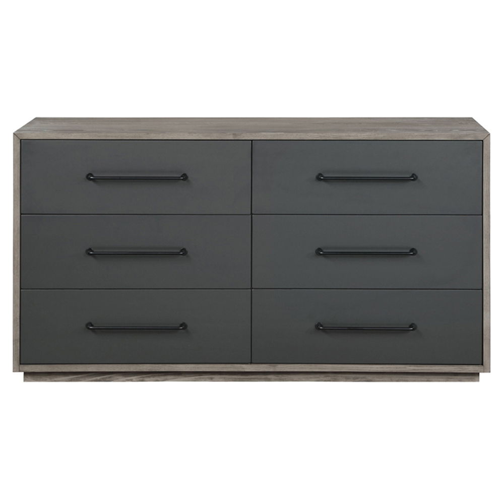 Estevon - Dresser - Gray Oak, dark gray, view 7