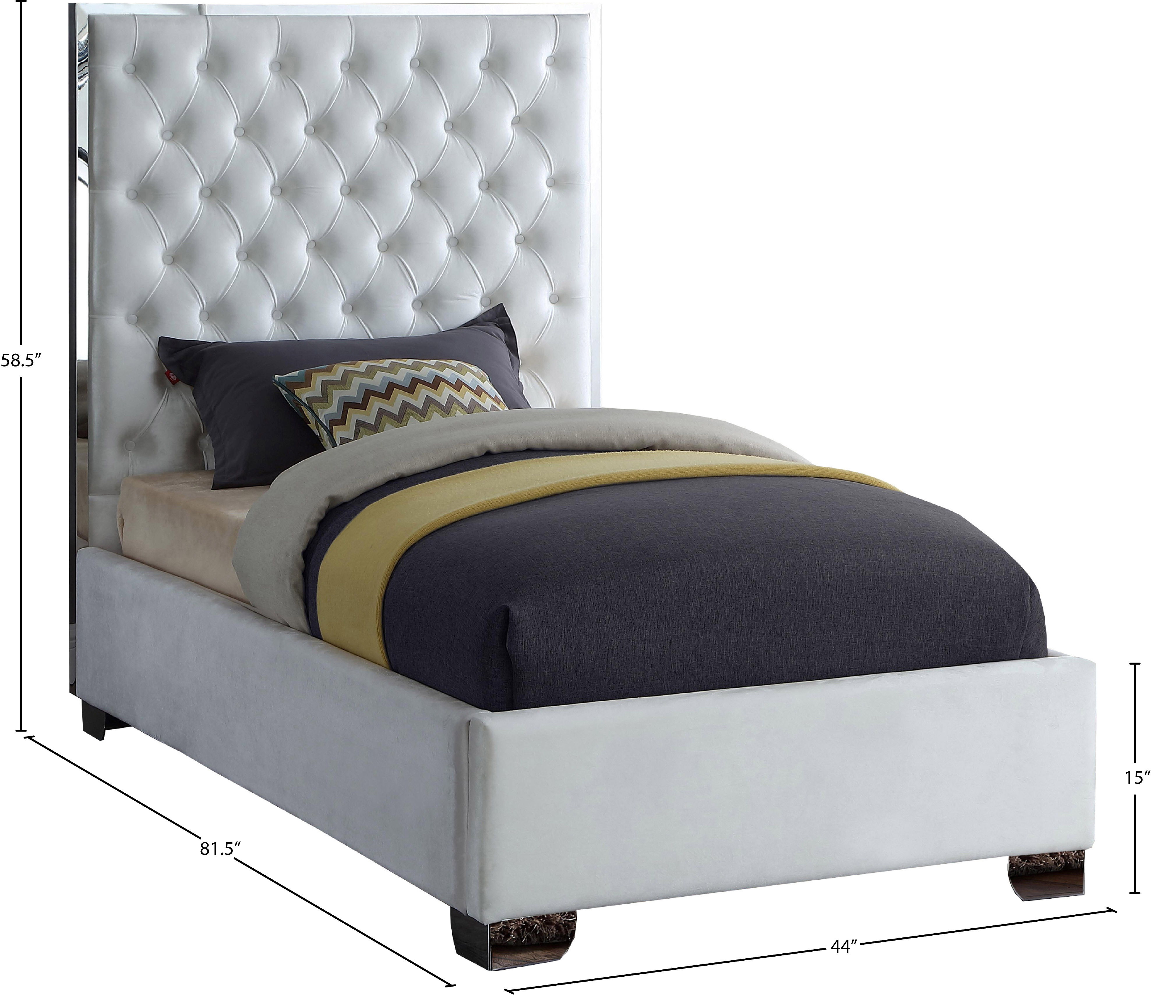 Lexi - Twin Bed - White