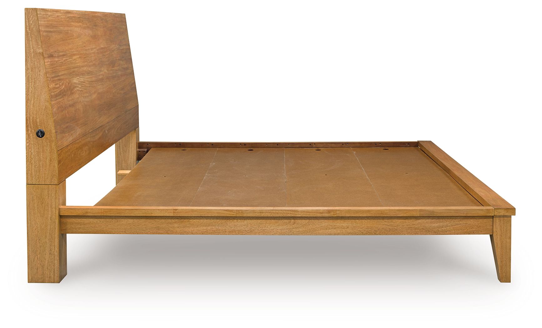 Sherbana - King Panel Bed - Light Brown