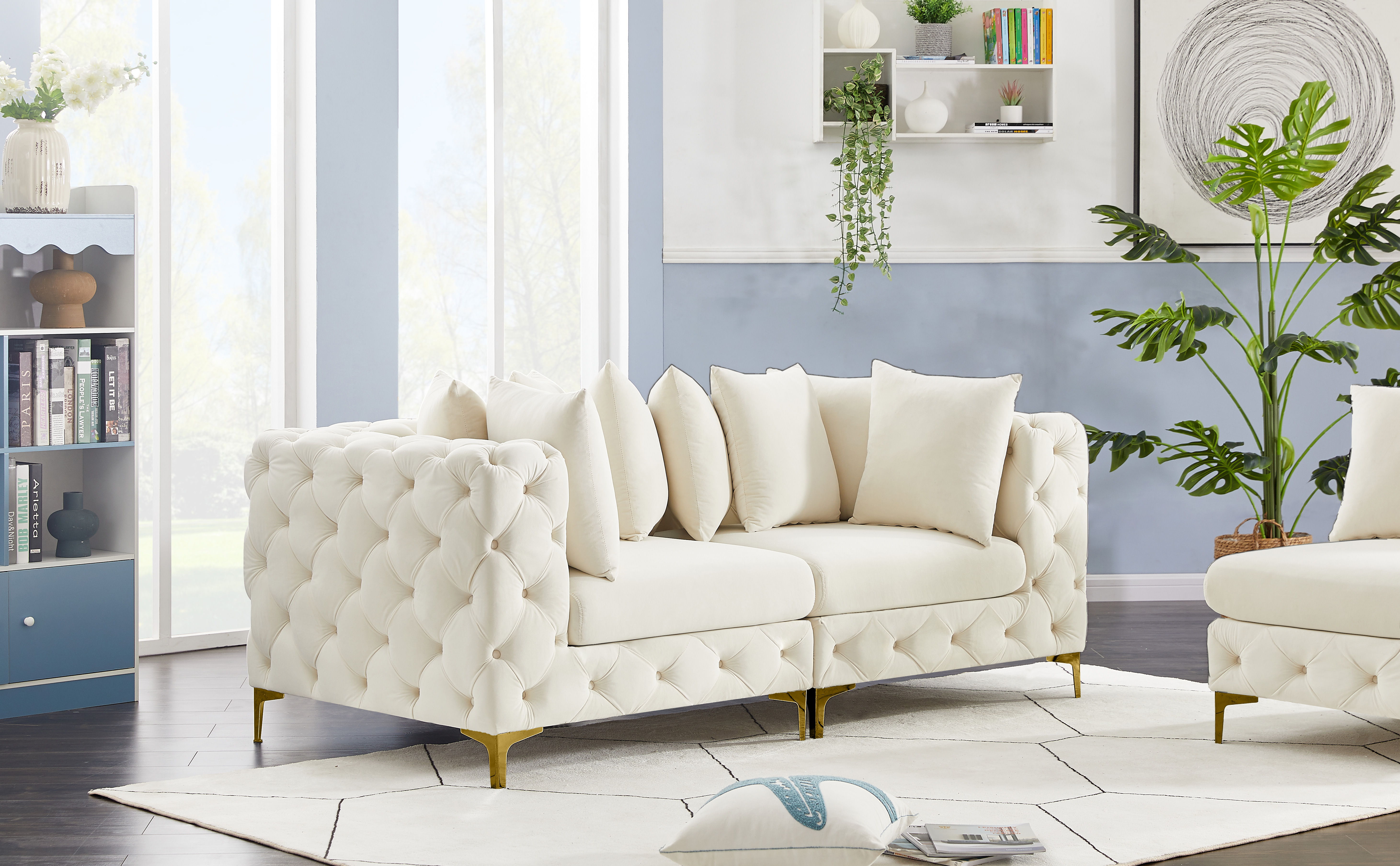 Tremblay - 2 Piece Modular Sofa - Cream