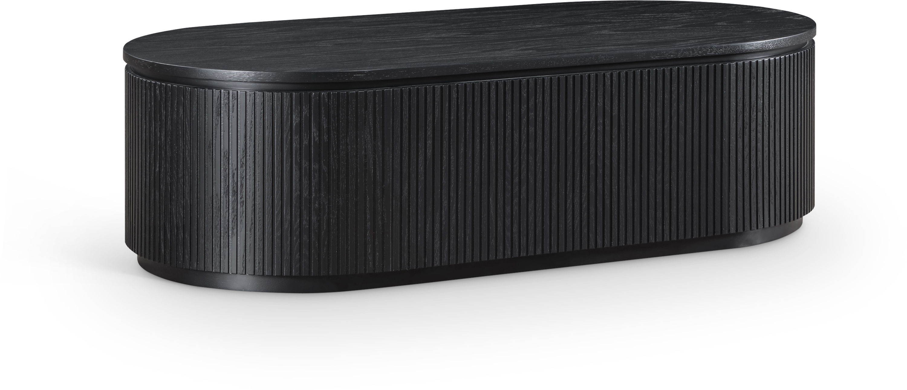 Moana - 52" Rubberwood Coffee Table - Black