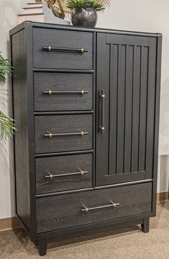 Haldenwick – Door Chest – Black